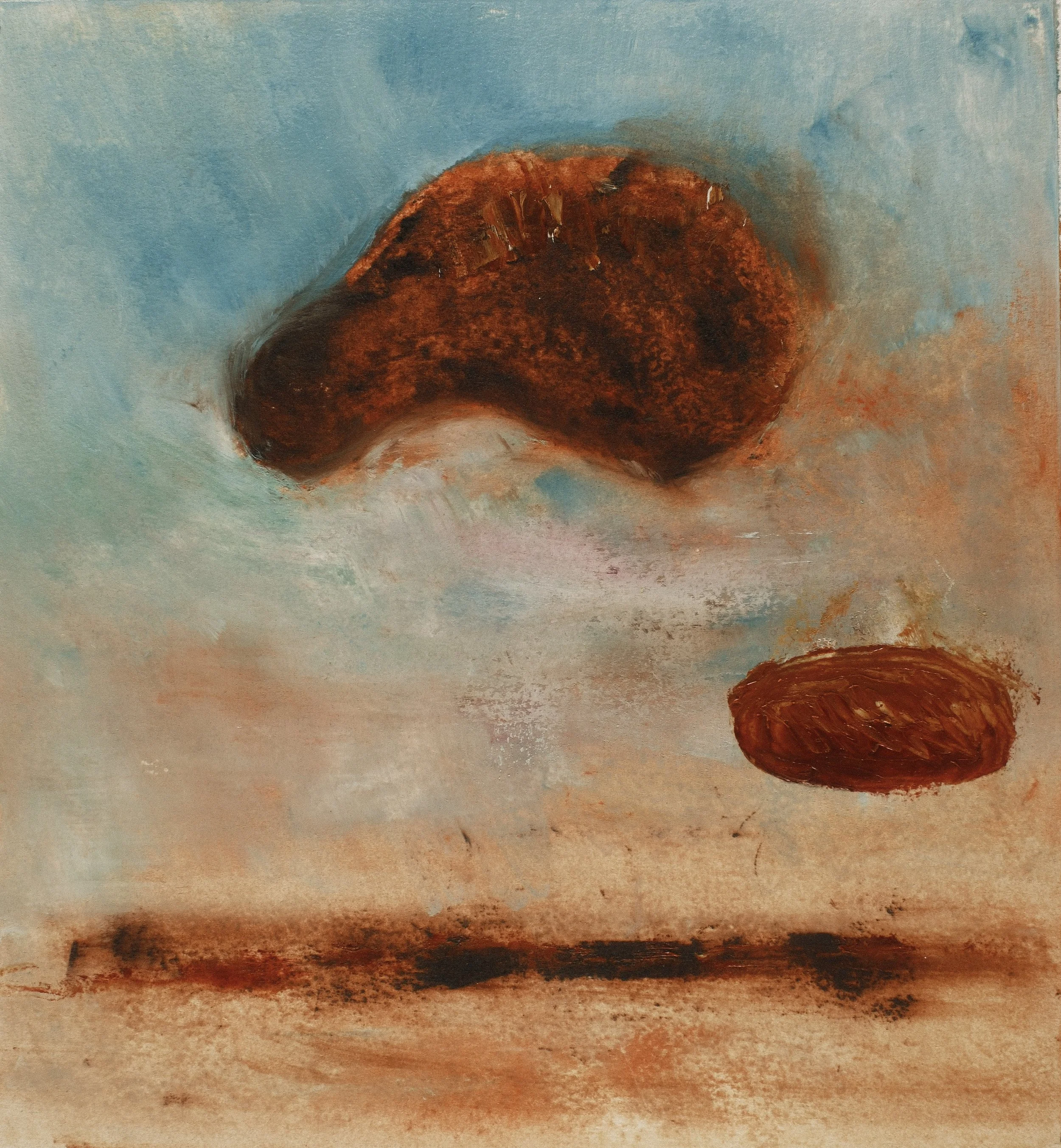   Moral Injuries 3373   2018, Oil On Paper  13 x 12 in  #JS-2018-0015 