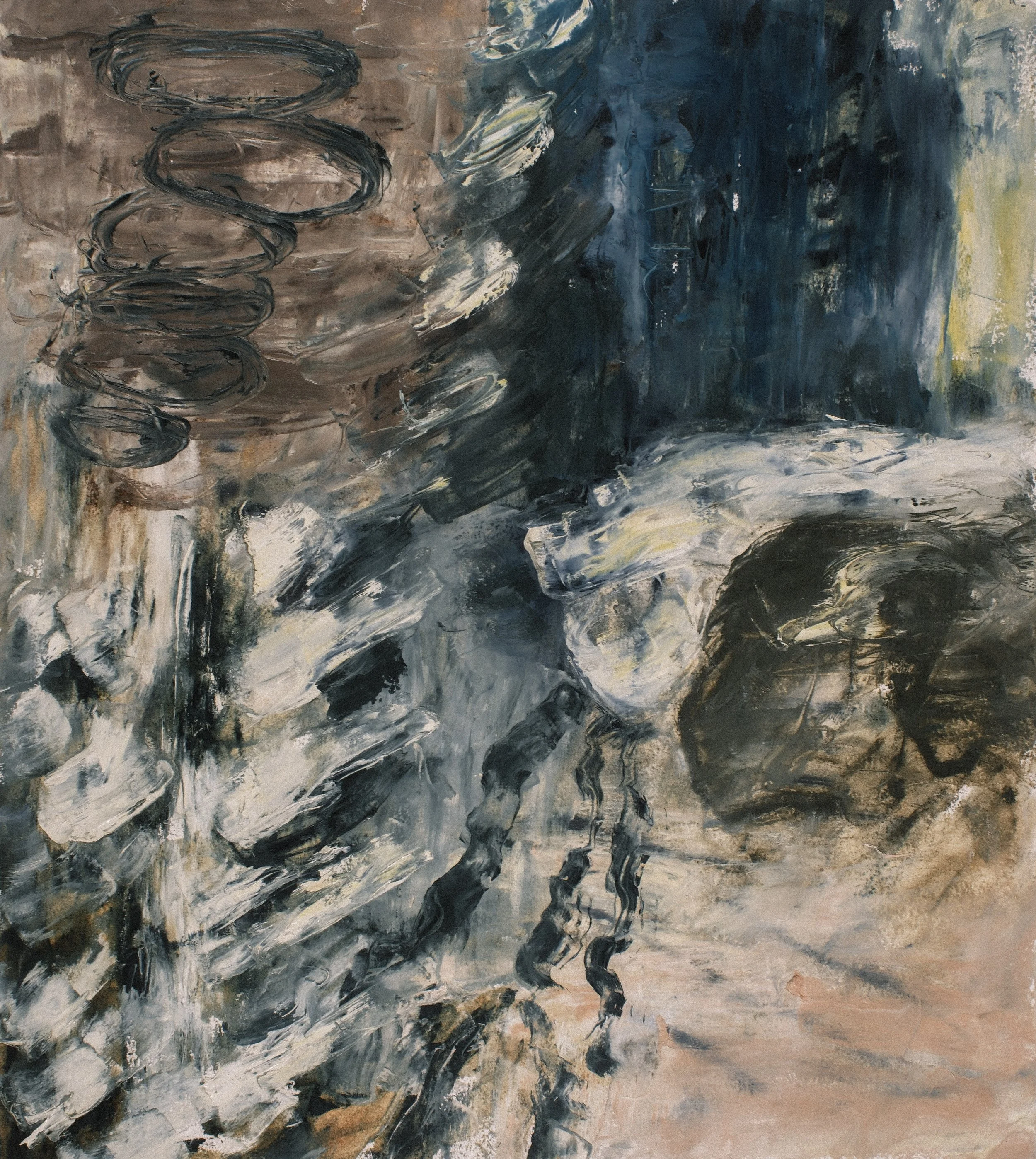   Moral Injuries 4387   2018, Oil On Paper  30 x 22 in  #JS-2018-0024 