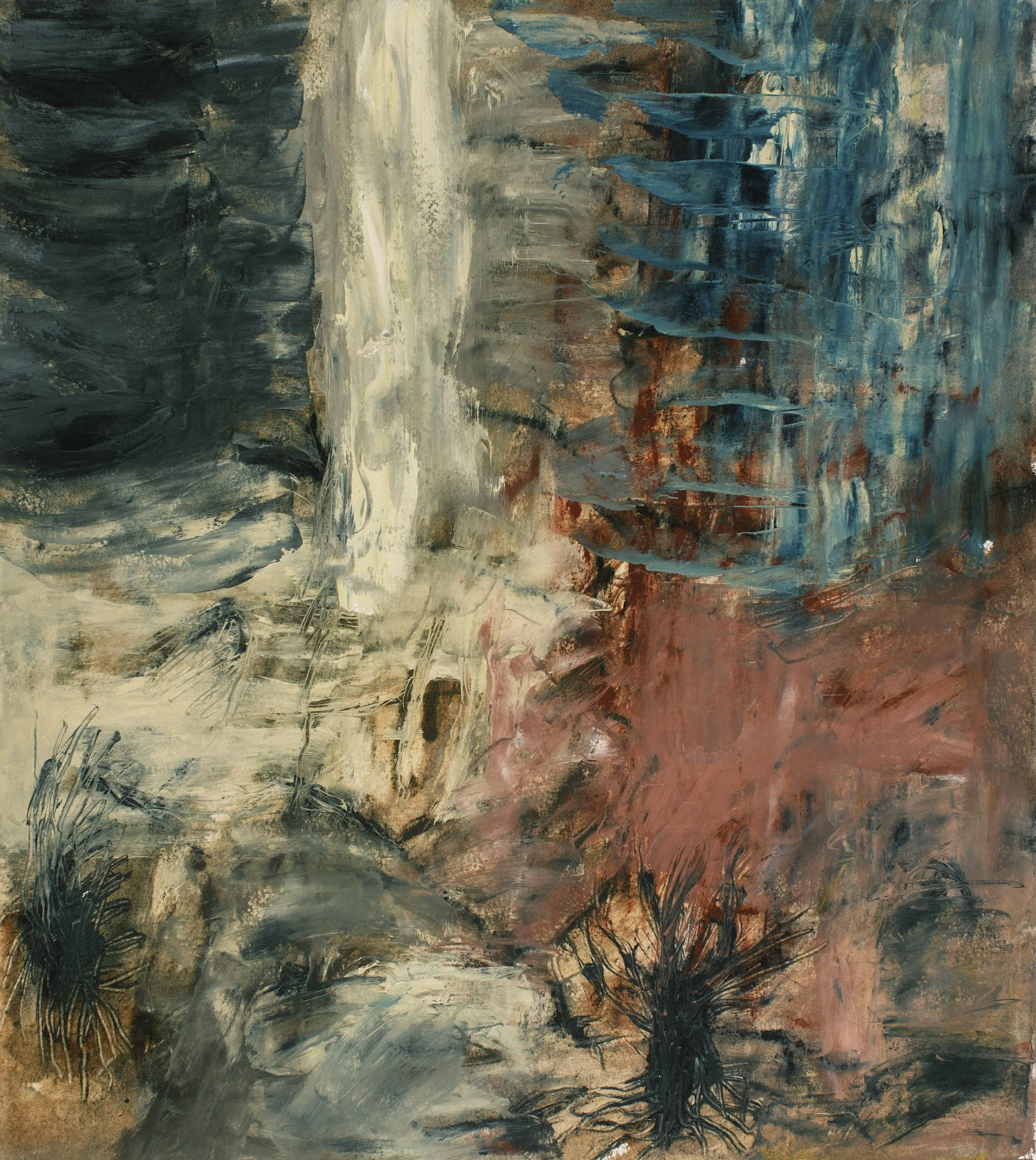   Moral Injuries 4428   2018, Oil On Paper  30 x 22 in  #JS-2018-0025 