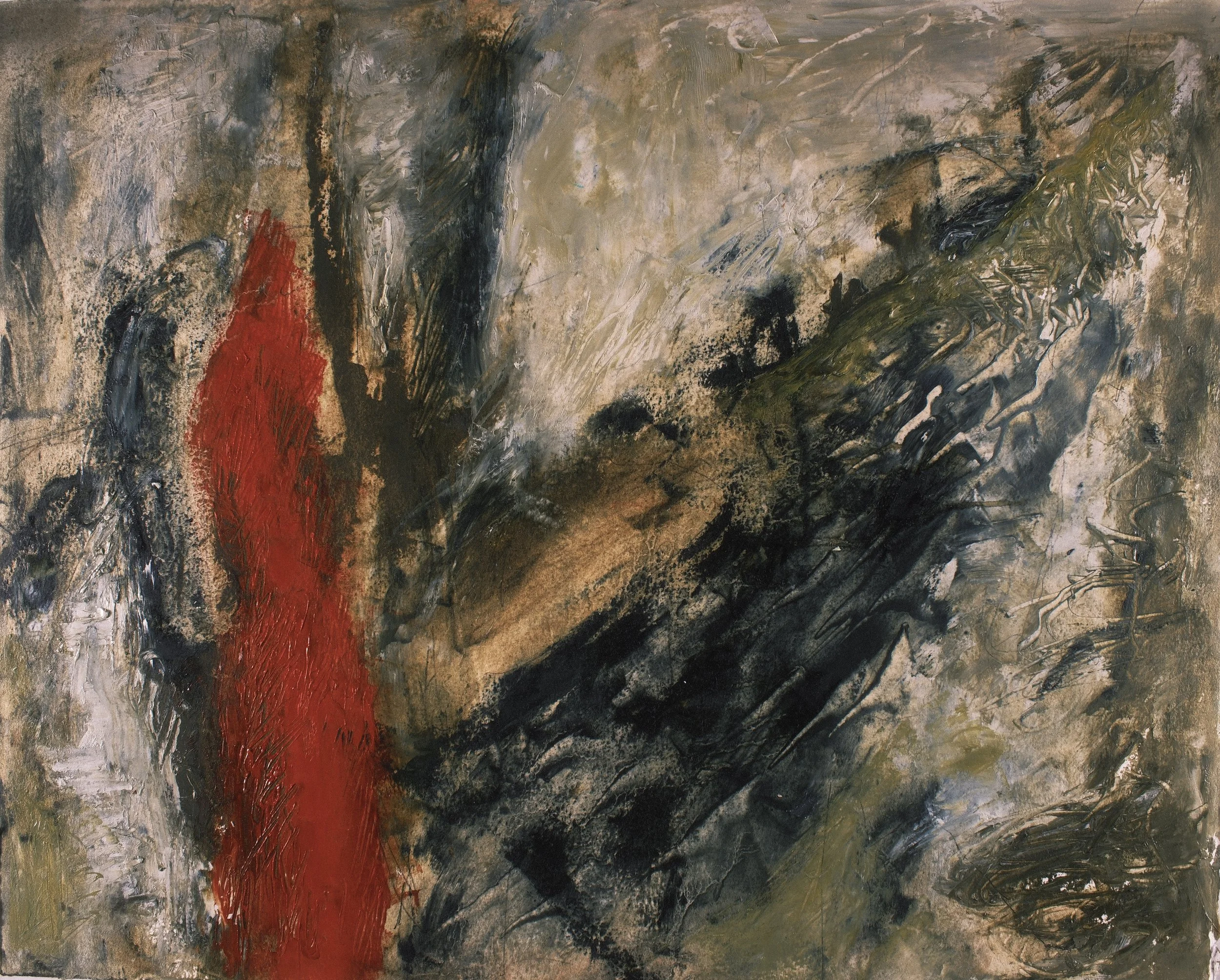   The Road Ahead   2018, Oil On Paper  16 x 20 in  #JS-2018-0030 