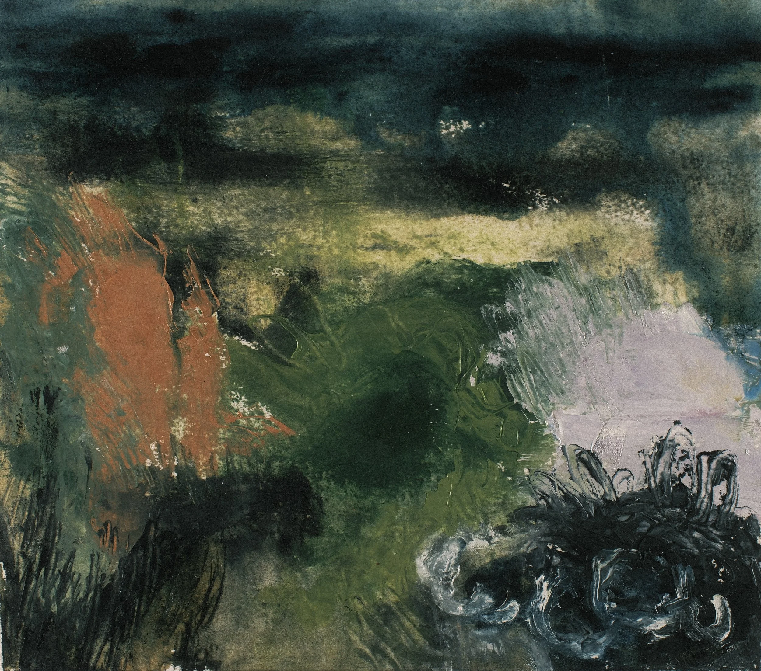   Moral Injuries 3247   2018, Oil On Paper  11 x 12 in  #JS-2018-0046 