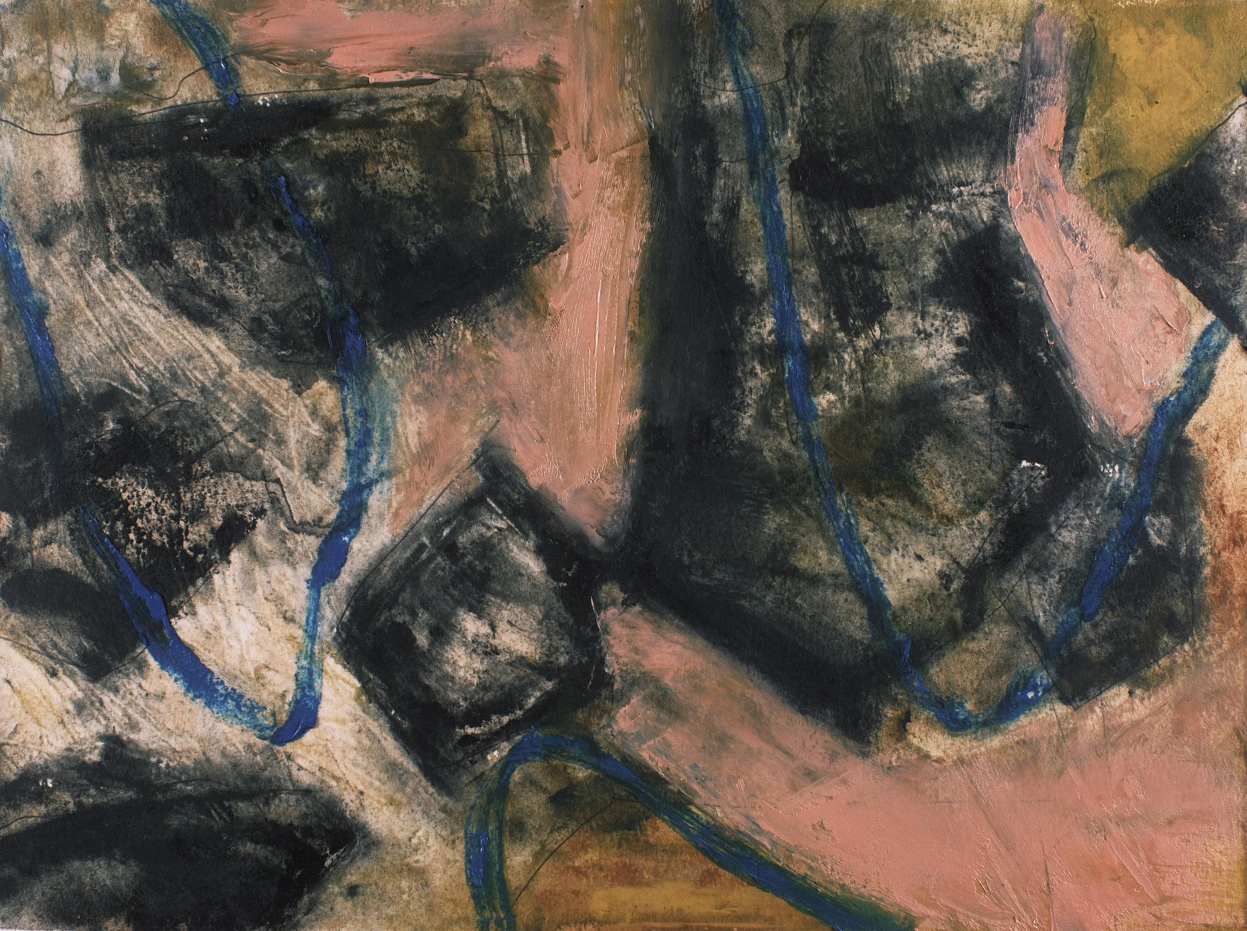   Moral Injuries 3708   2018, Oil On Paper  12 x 16 in  #JS-2018-0063 