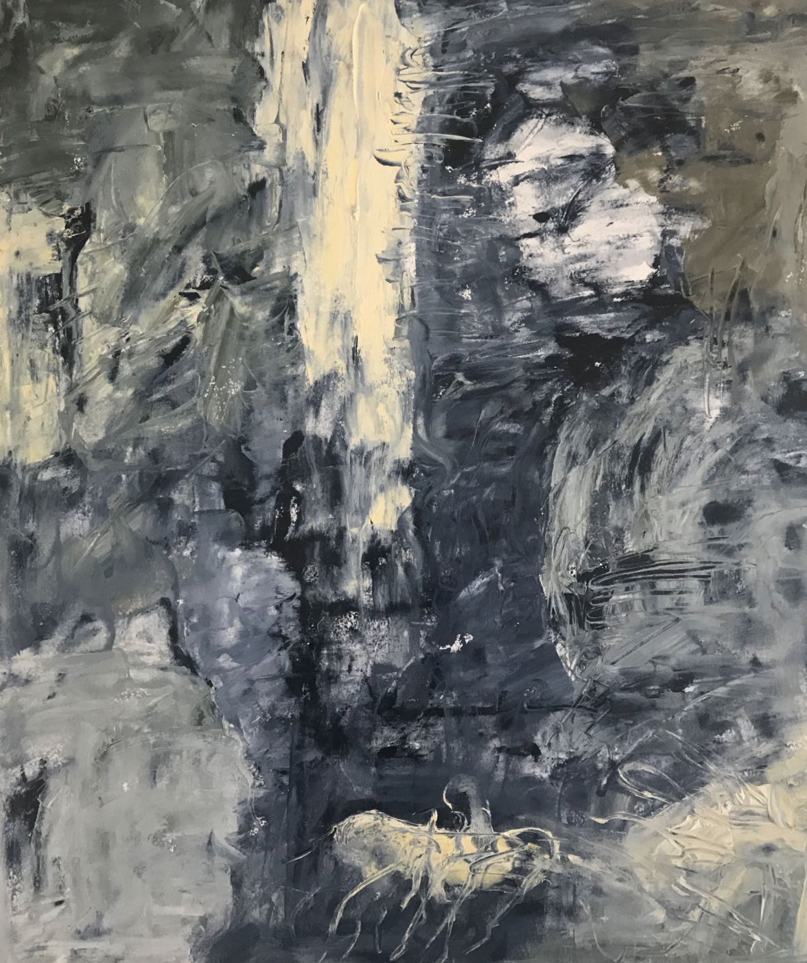   Moral Injuries 4431   2020, Oil On Paper  30 x 22 in  #JS-2020-0043 
