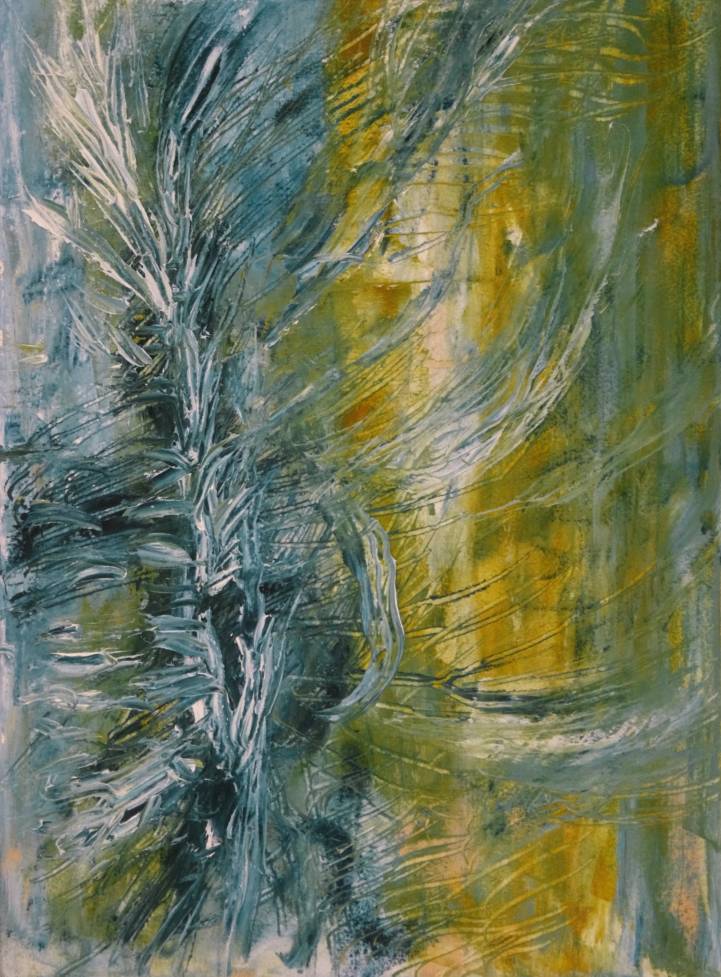  A Wish for Ukraine   2022, Oil On Paper  16 x 12 in  #JS-2022-0001 