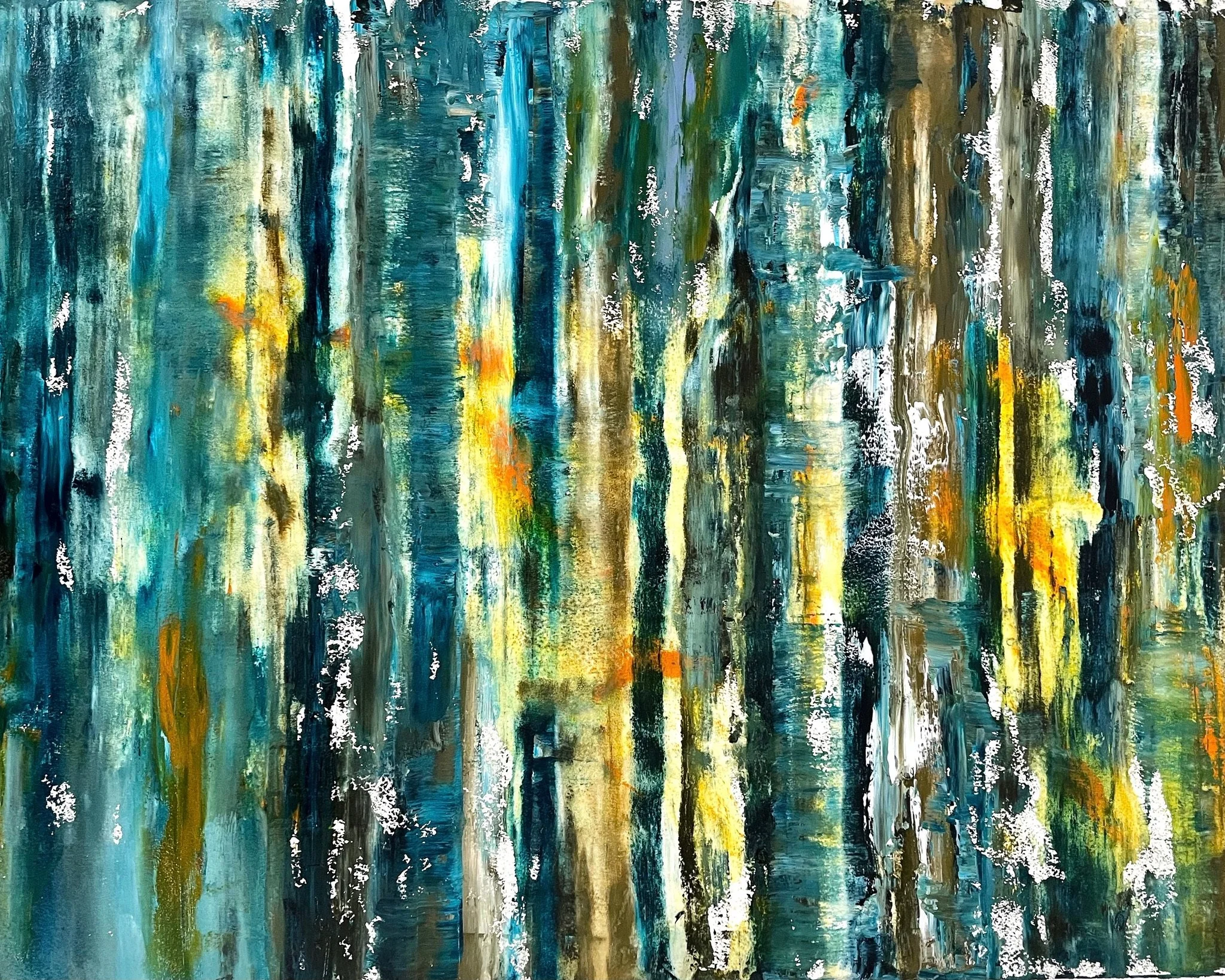   Fragile Field   2021, Oil On Paper  22.5 x 30 in  #JS-2021-0011 