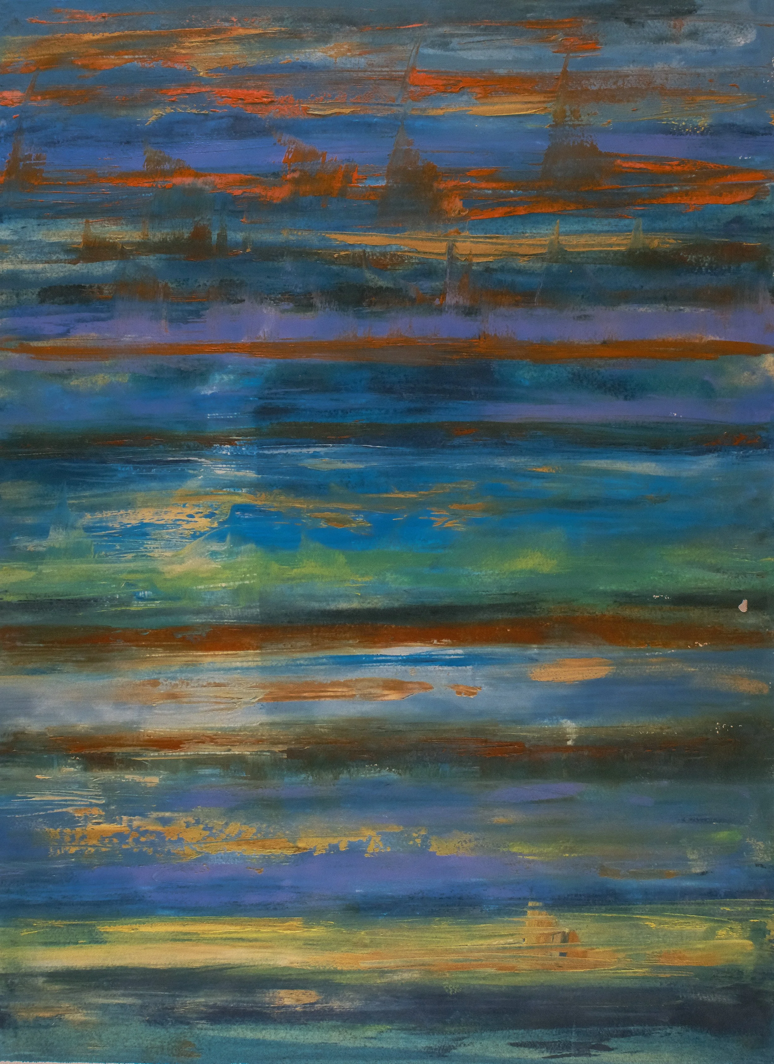   Untitled   2020, Oil On Paper  30 x 22 in  #JS-2020-0019 