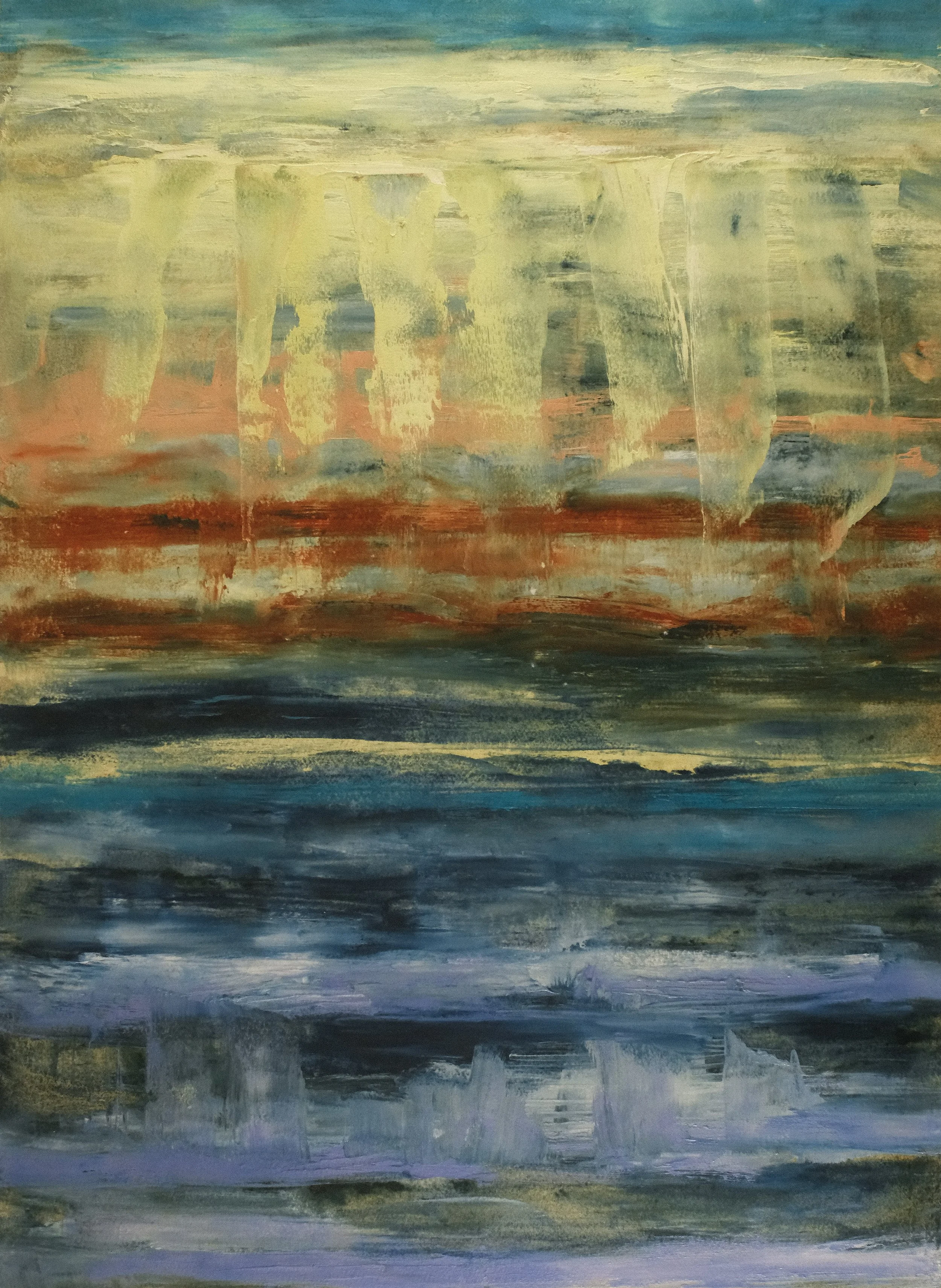   Untitled   2020, Oil On Paper  30 x 22 in  #JS-2020-0035 