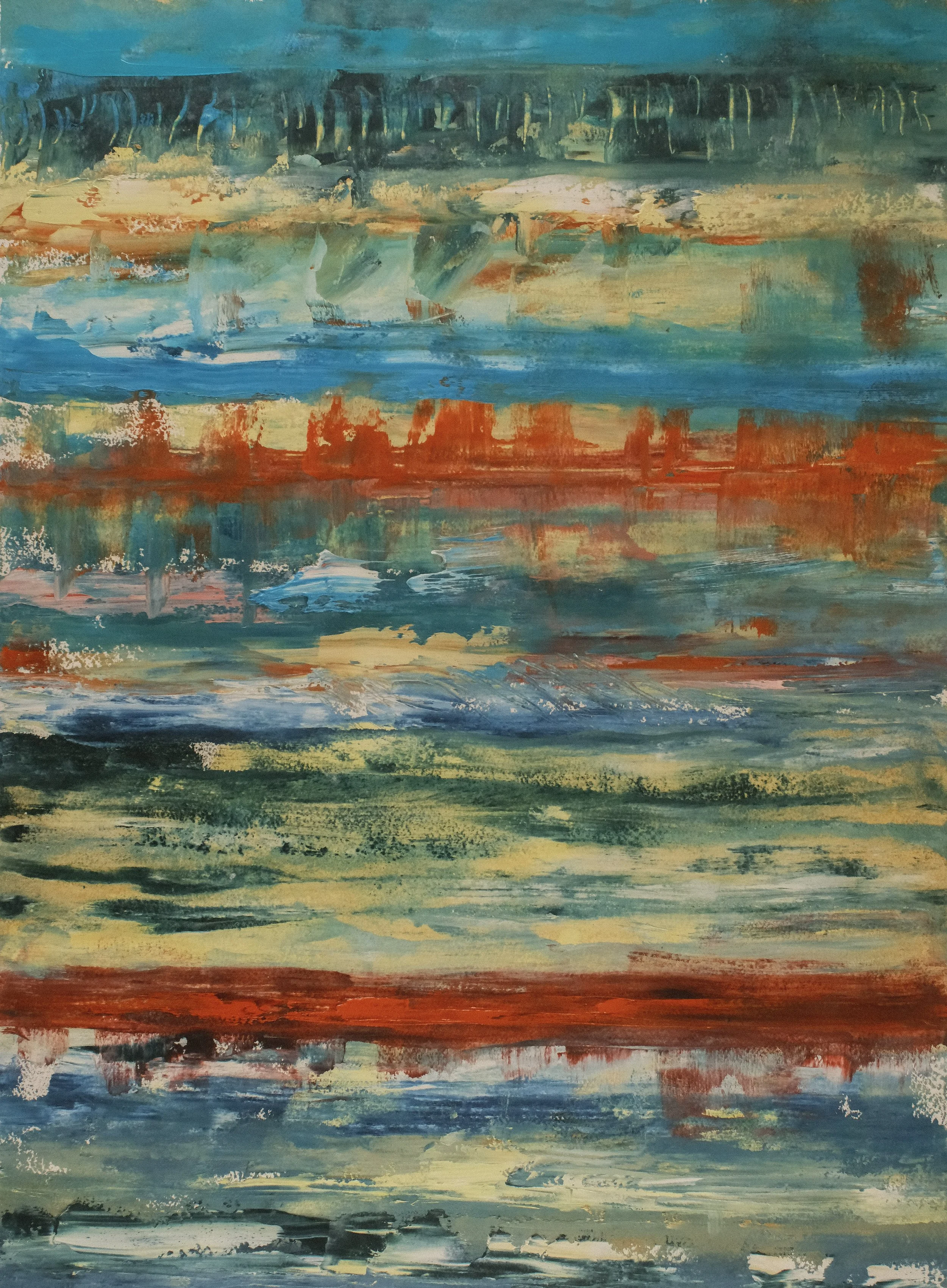   Untitled   2020, Oil On Paper  30 x 22 in  #JS-2020-0052 