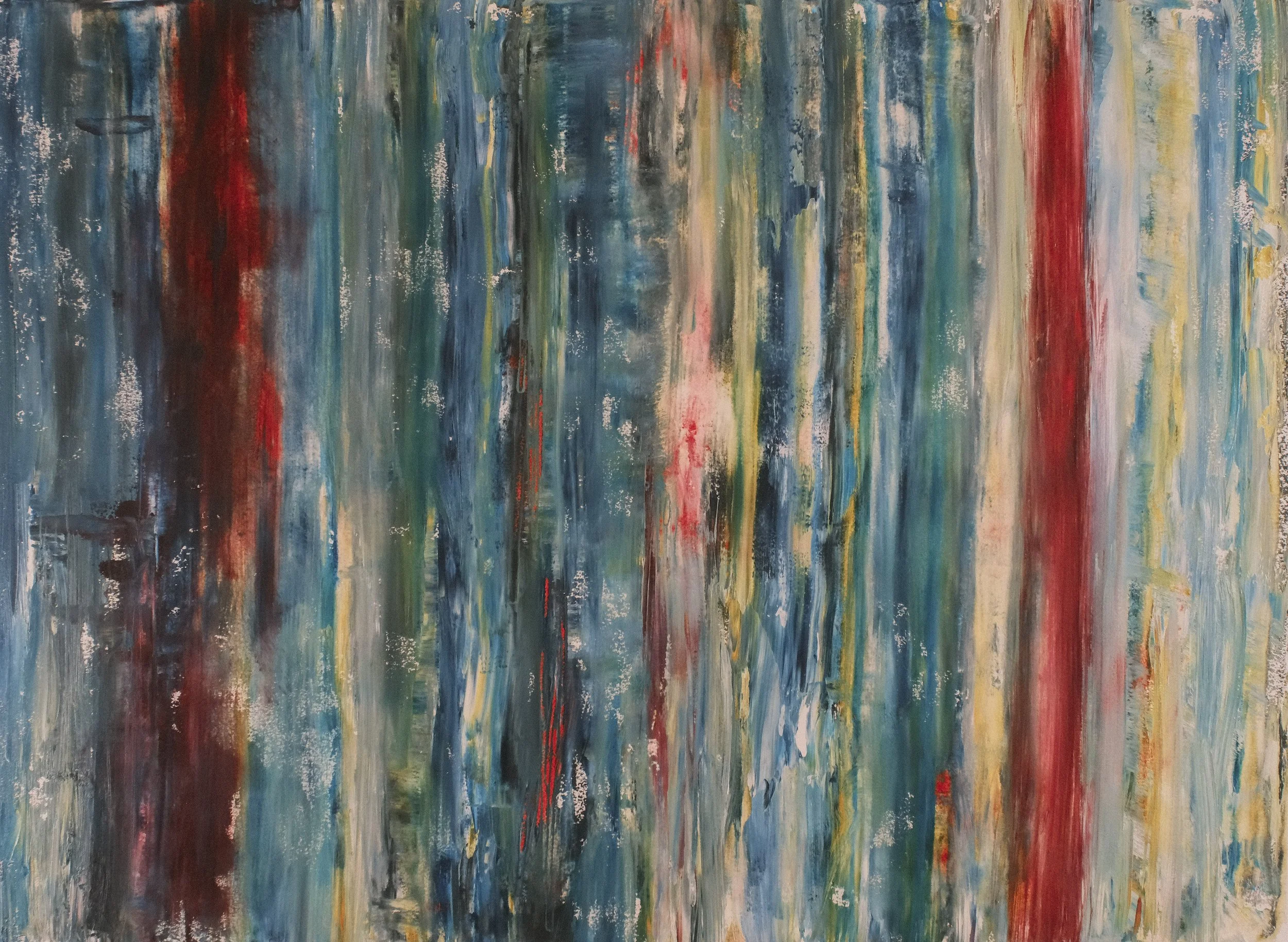   Untitled   2021, Oil On Paper  22 x 30 in  #JS-2021-0049 