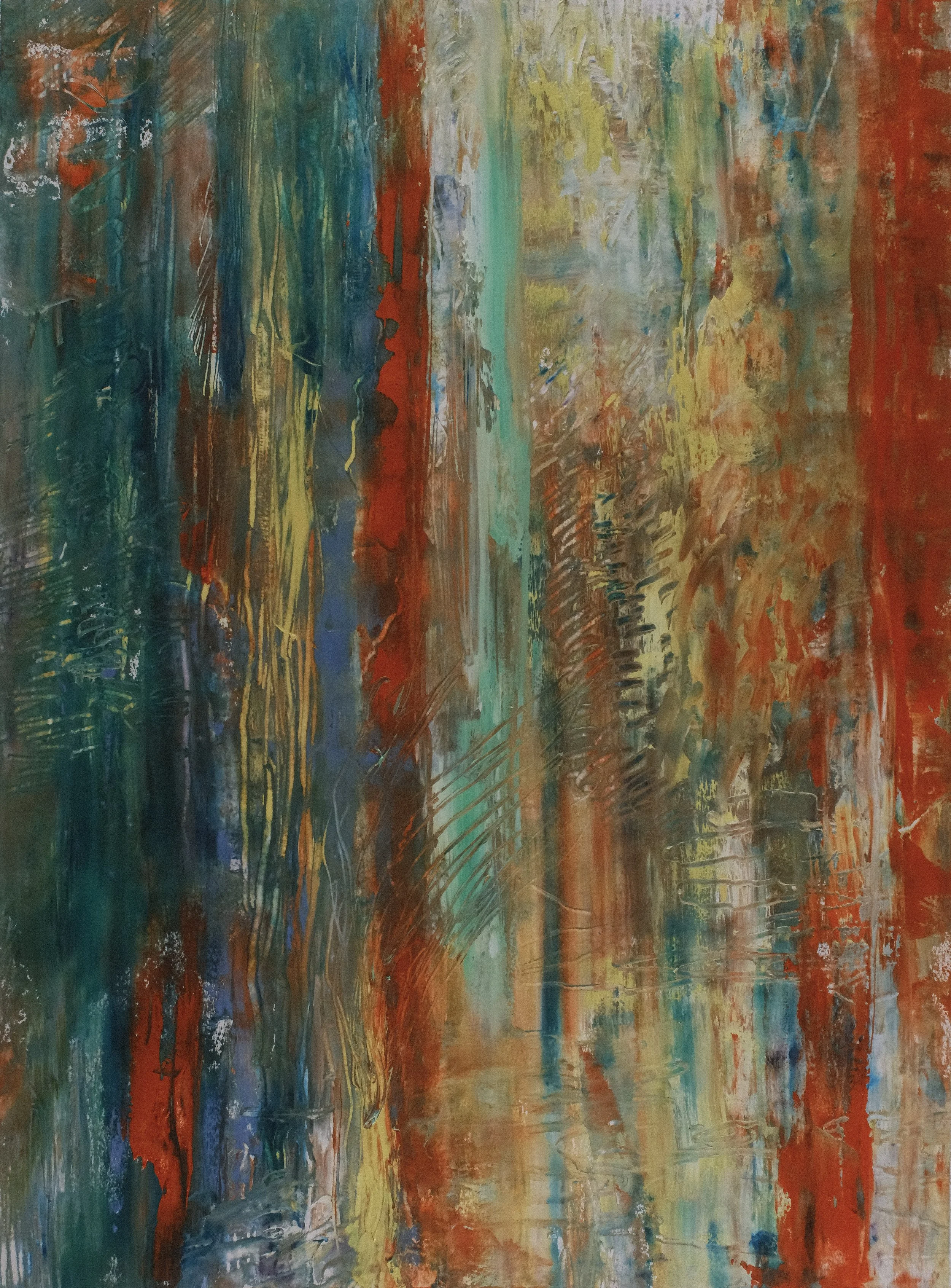   Untitled   2021, Oil On Paper  30 x 22 in  #JS-2021-0056 