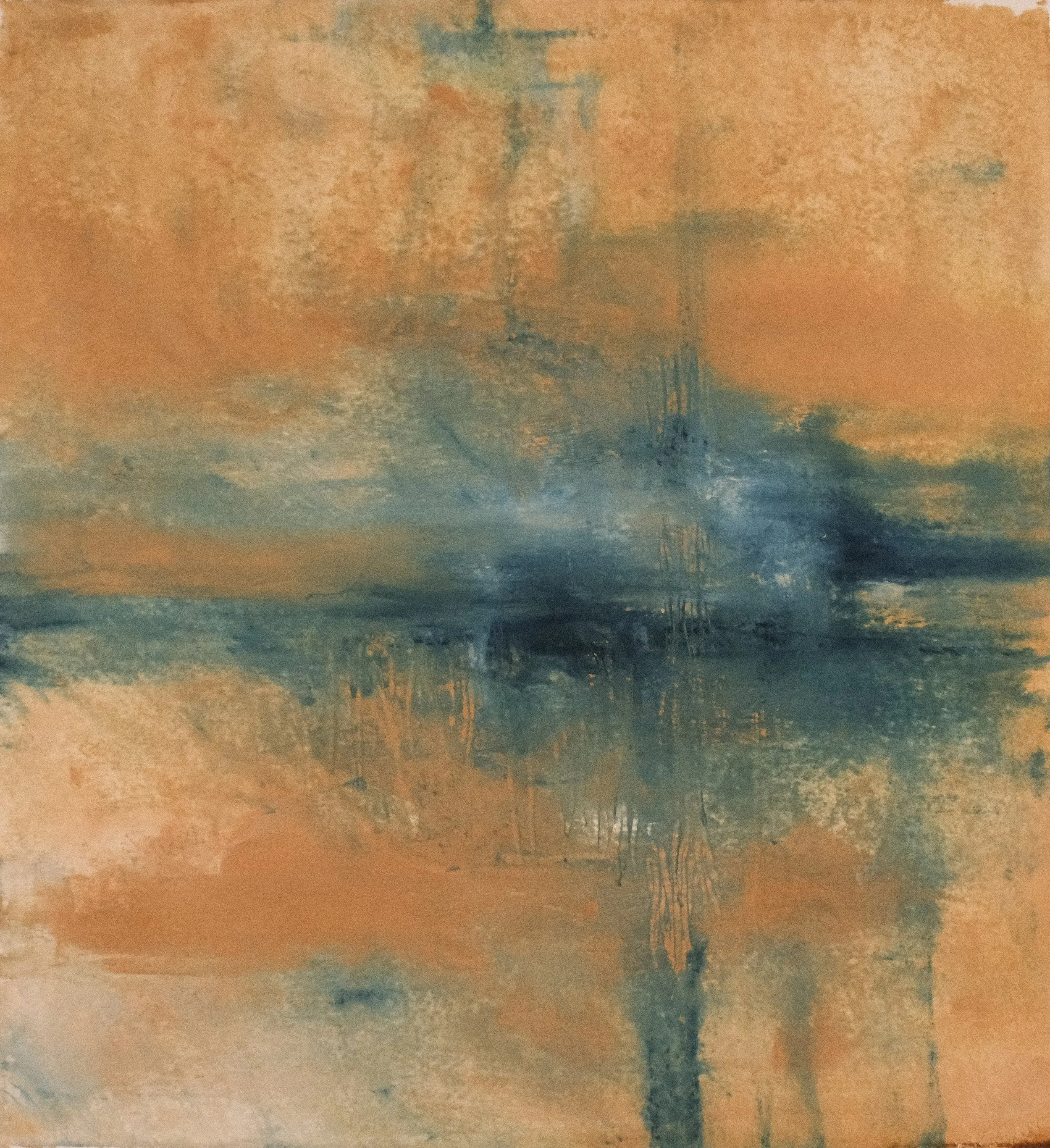   Untitled   2018, Oil On Paper  13 x 12 in  #JS-2018-0054 