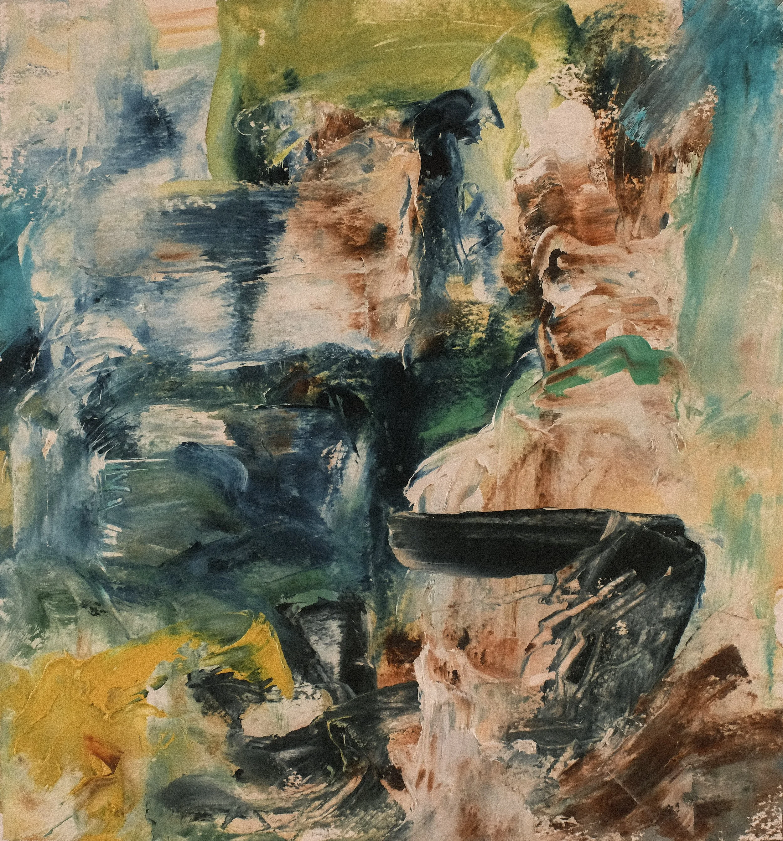   Untitled   2019, Oil On Paper  13 x 12 in  #JS-2019-0035 