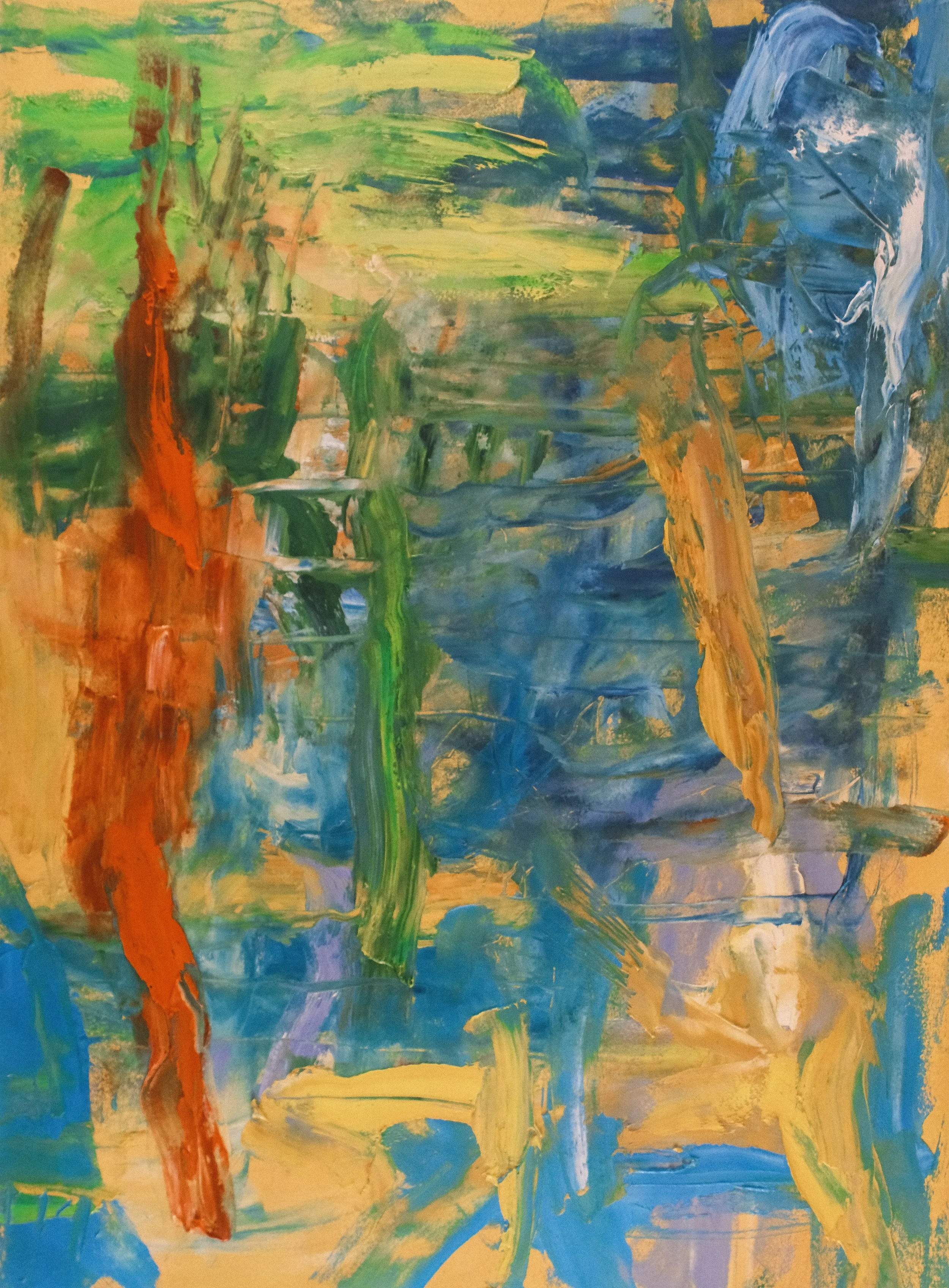   Untitled   2020, Oil On Paper  30 x 22 in  #JS-2020-0021 