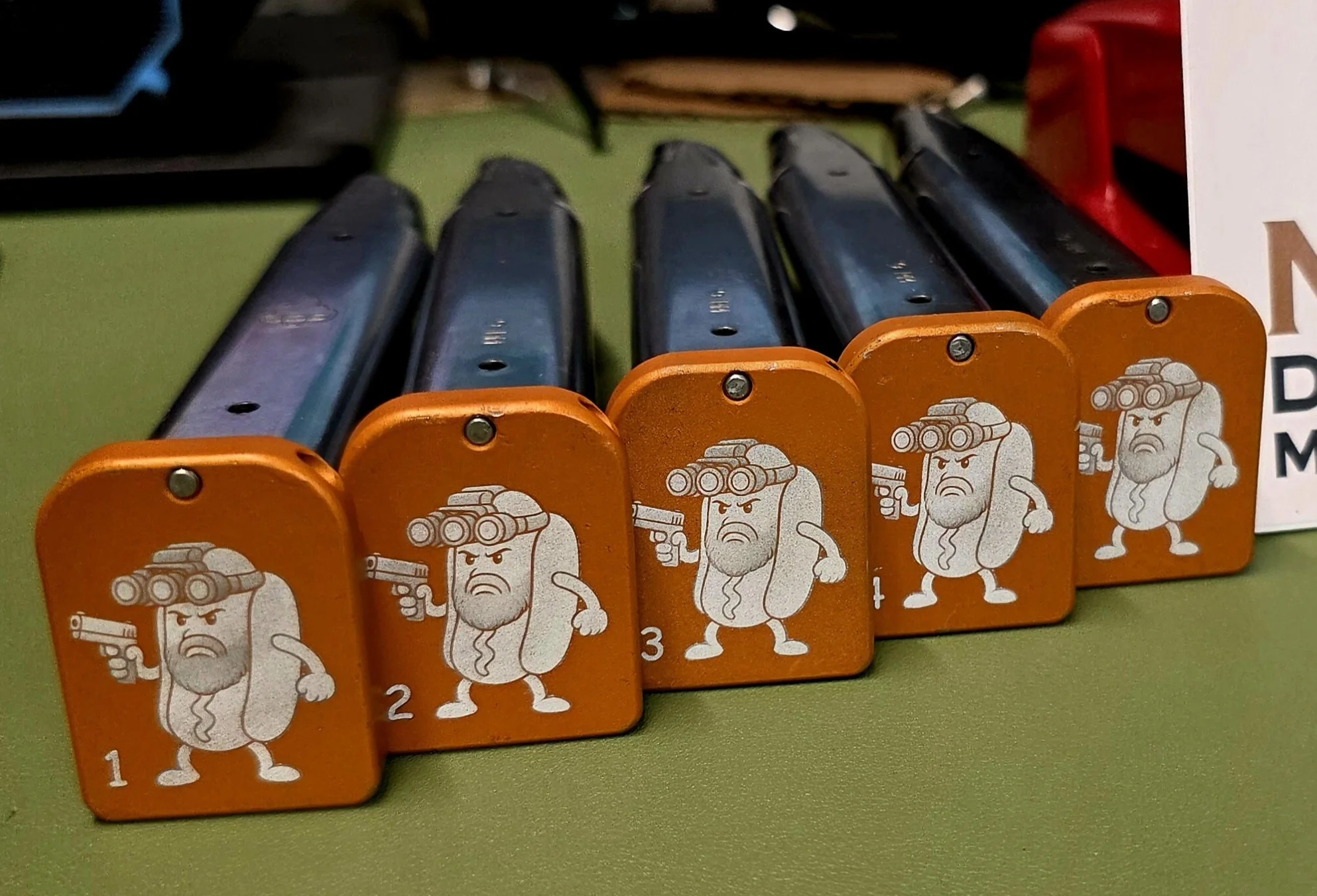 precision laser engraving for your logos at Nexus  Defense & Machine Co Holland Pa