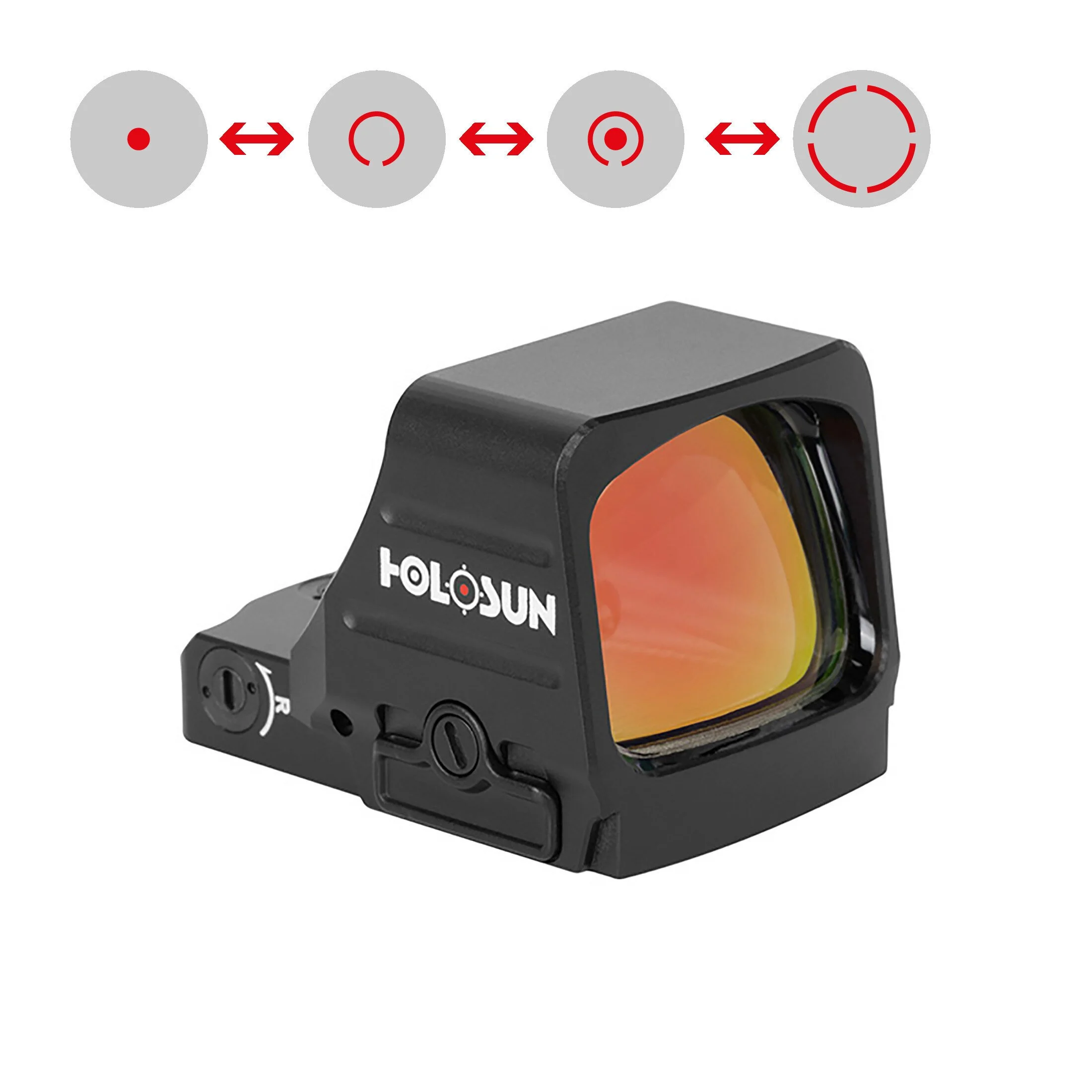 HOLOSUN 507 COMP LG OPEN LENS RED MULTI RET SLR SHAKE AWK