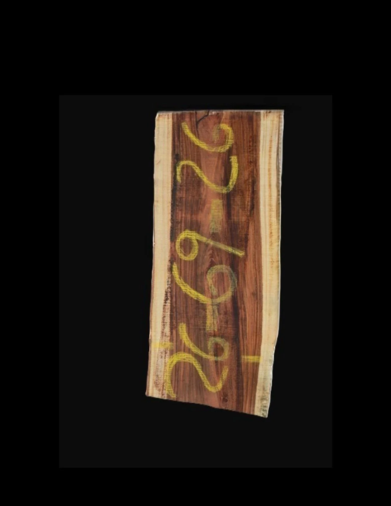 Parota Live Edge Slab - B1015GNC - 69” L x 26” W x 6” T - 75 BF