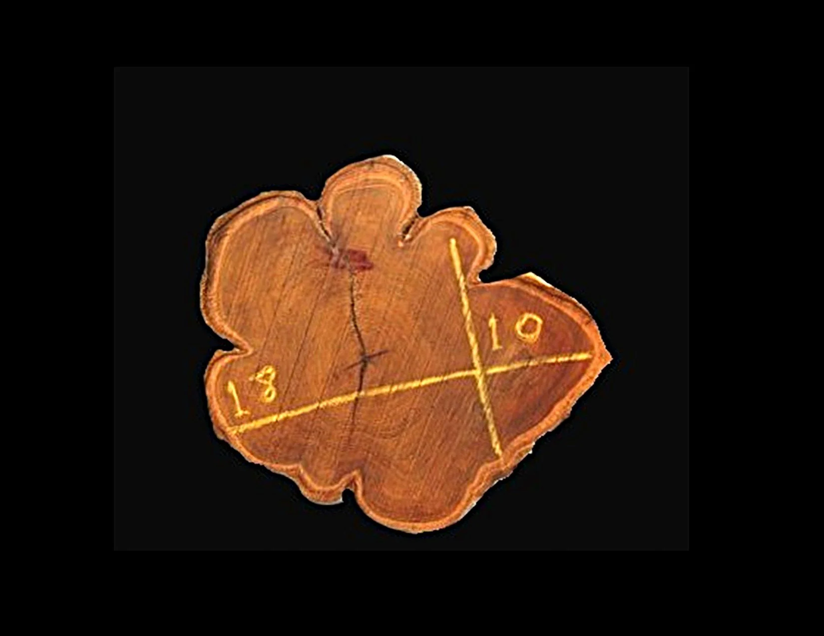 Teak Round Crosscut - H1071TEA - 18” L x 10” W x 2” T - 3 BF