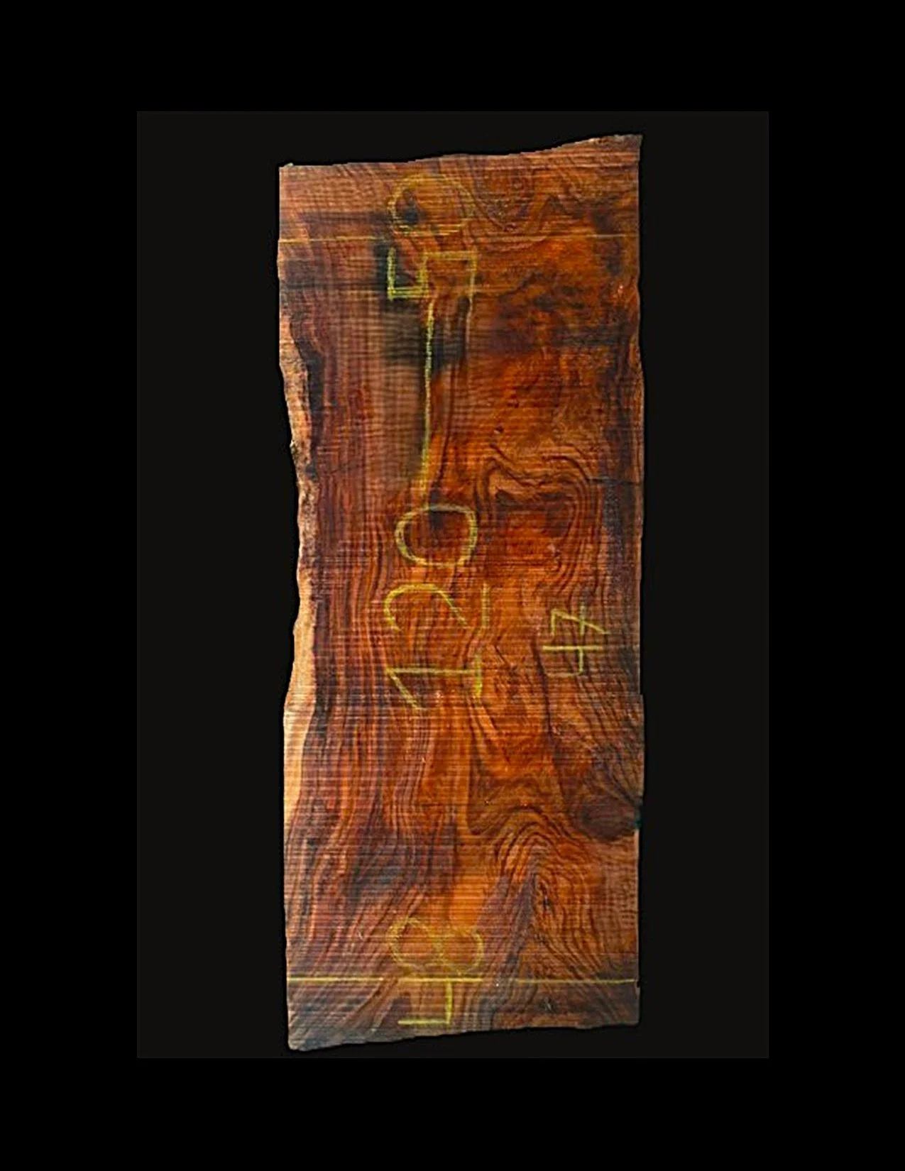Monkeypod Live Edge Slab - E1080CEN - 120” L x 48” W x 3.5” T - 140 BF