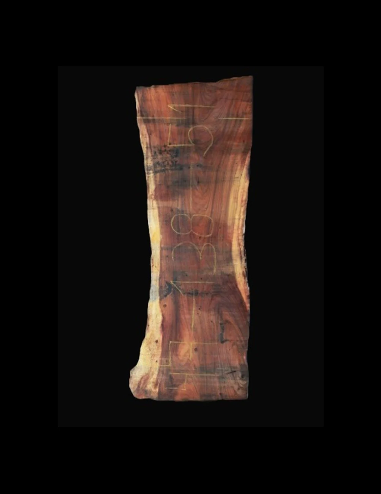 Monkeypod Live Edge Slab - E1121CEN - 138” L x 49” W x 2” T - 94 BF