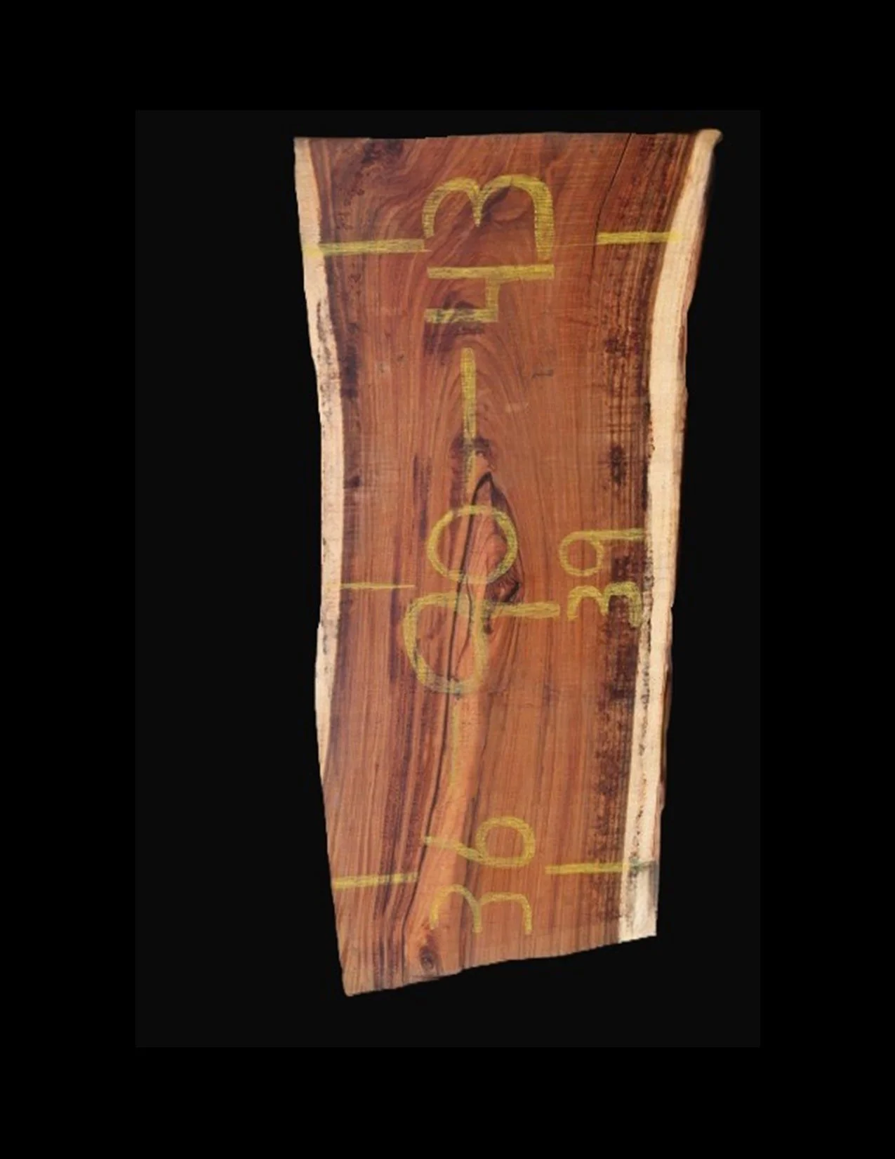Parota Live Edge Slab - E1341GNC - 90” L x 39” W x 2” T - 49 BF