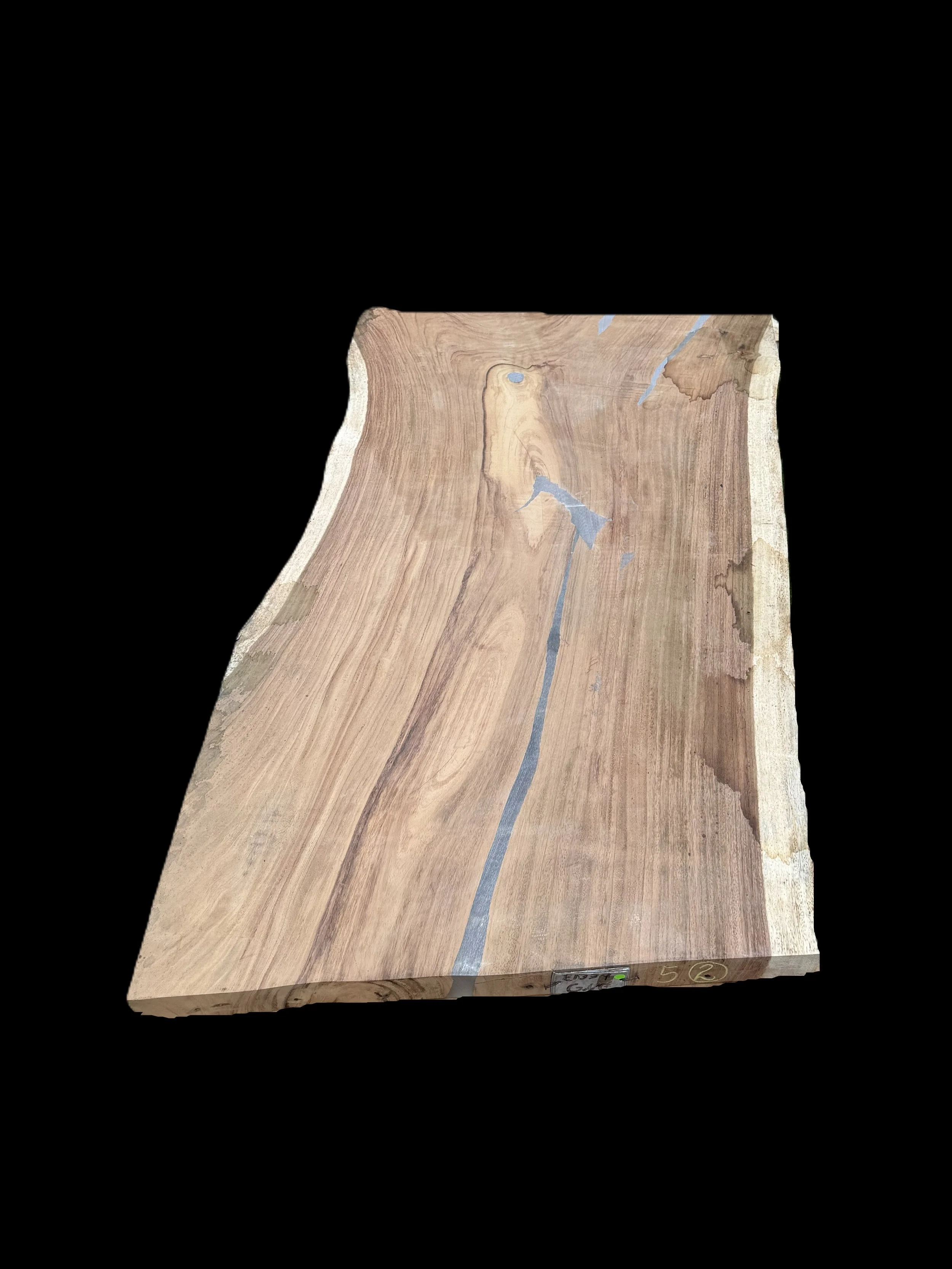 Parota Live Edge Slab - E1339GNC - 93” L x 41” W x 2” T - 53 BF