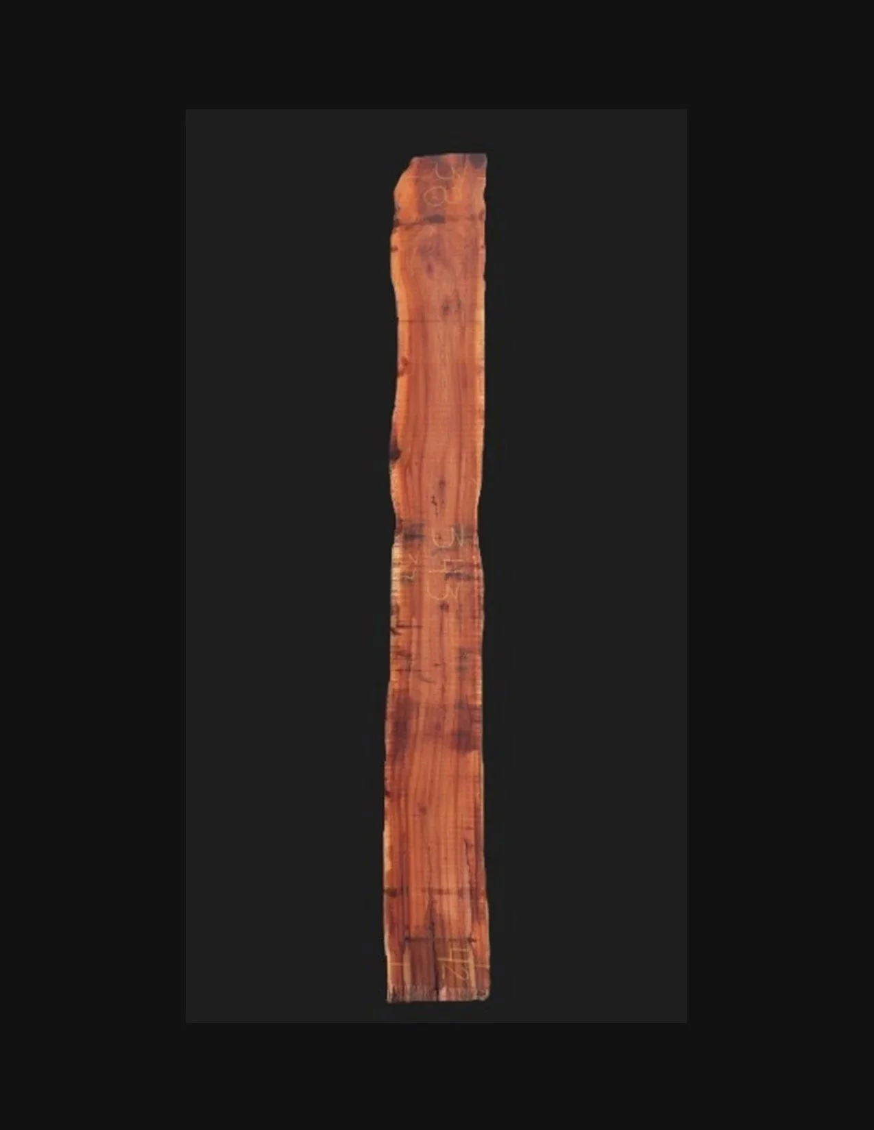 Live Edge Pochote Slab - F1045POC - 338” L x 39” W x 3” T - 275 BF
