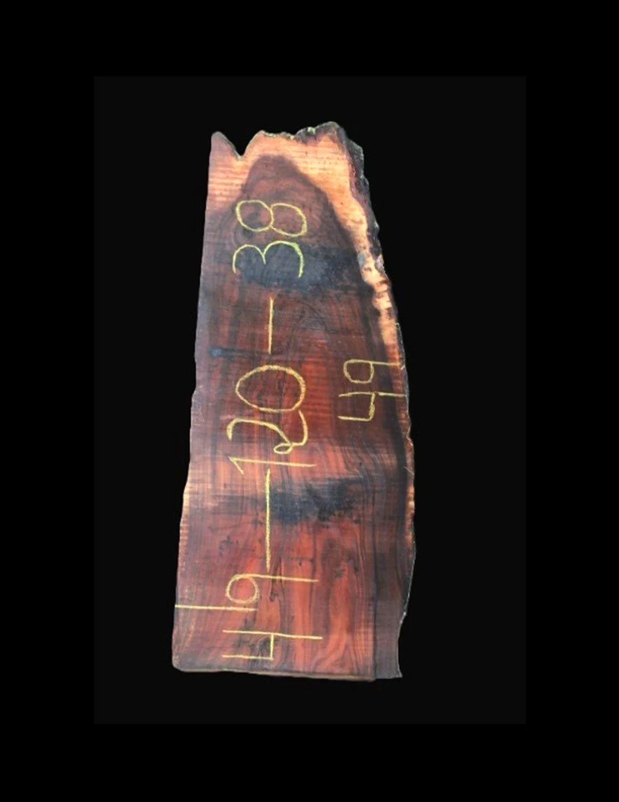 Monkeypod Live Edge Slab - E1097CEN - 120” L x 45” W x 2” T - 75 BF