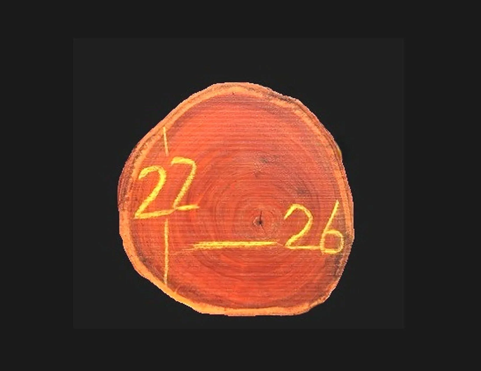 Guayaquil Round Crosscut - H1560GYQ - 26” L x 22” W x 2” T -8 BF