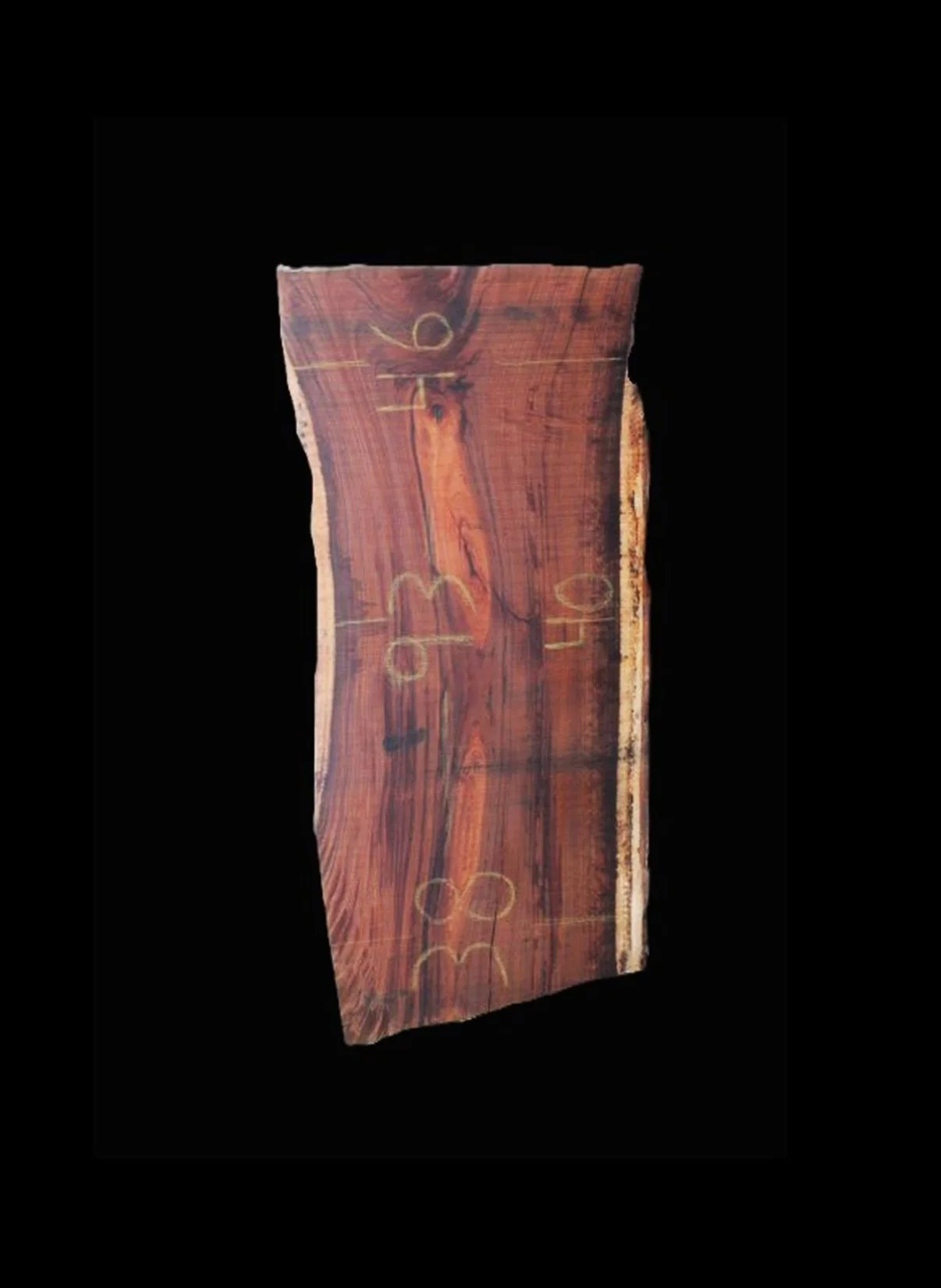 Parota Live Edge Slab - E1339GNC - 93” L x 41” W x 2” T - 53 BF