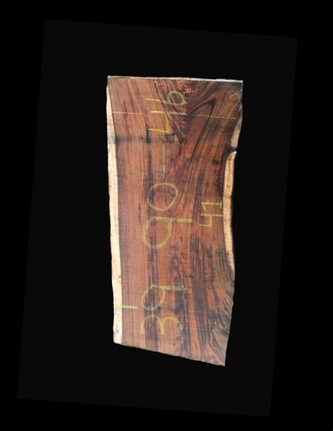 Parota Live Edge Slab - E1332GNC - 90” L x 42” W x 2” T - 53 BF