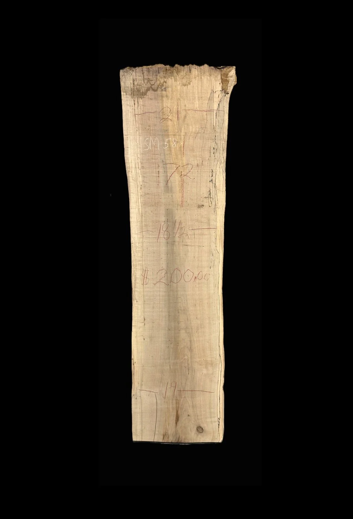 Spalted Maple Live Edge Slab