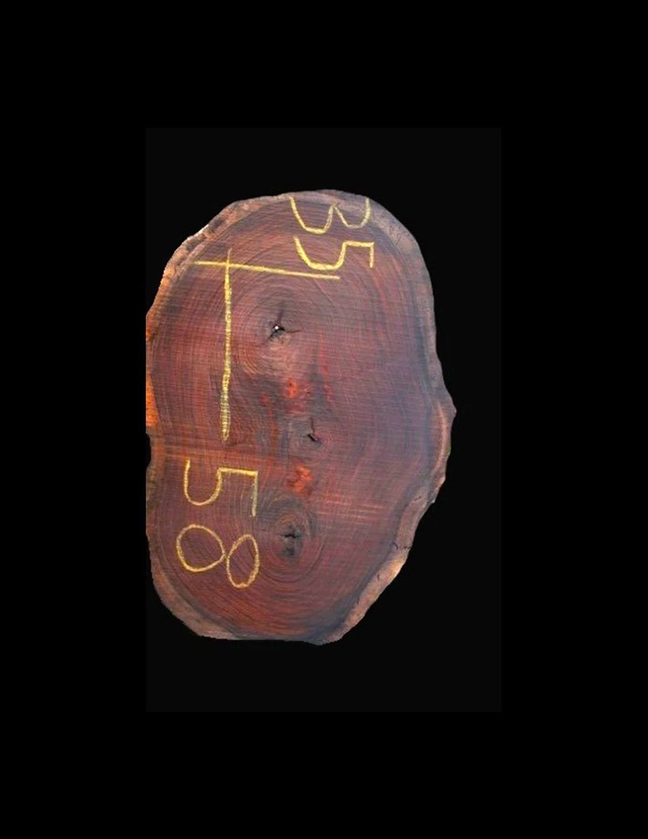 Parota Live Edge Slab - G1001GNC - 58” L x 35” W x 3” T - 42 BF