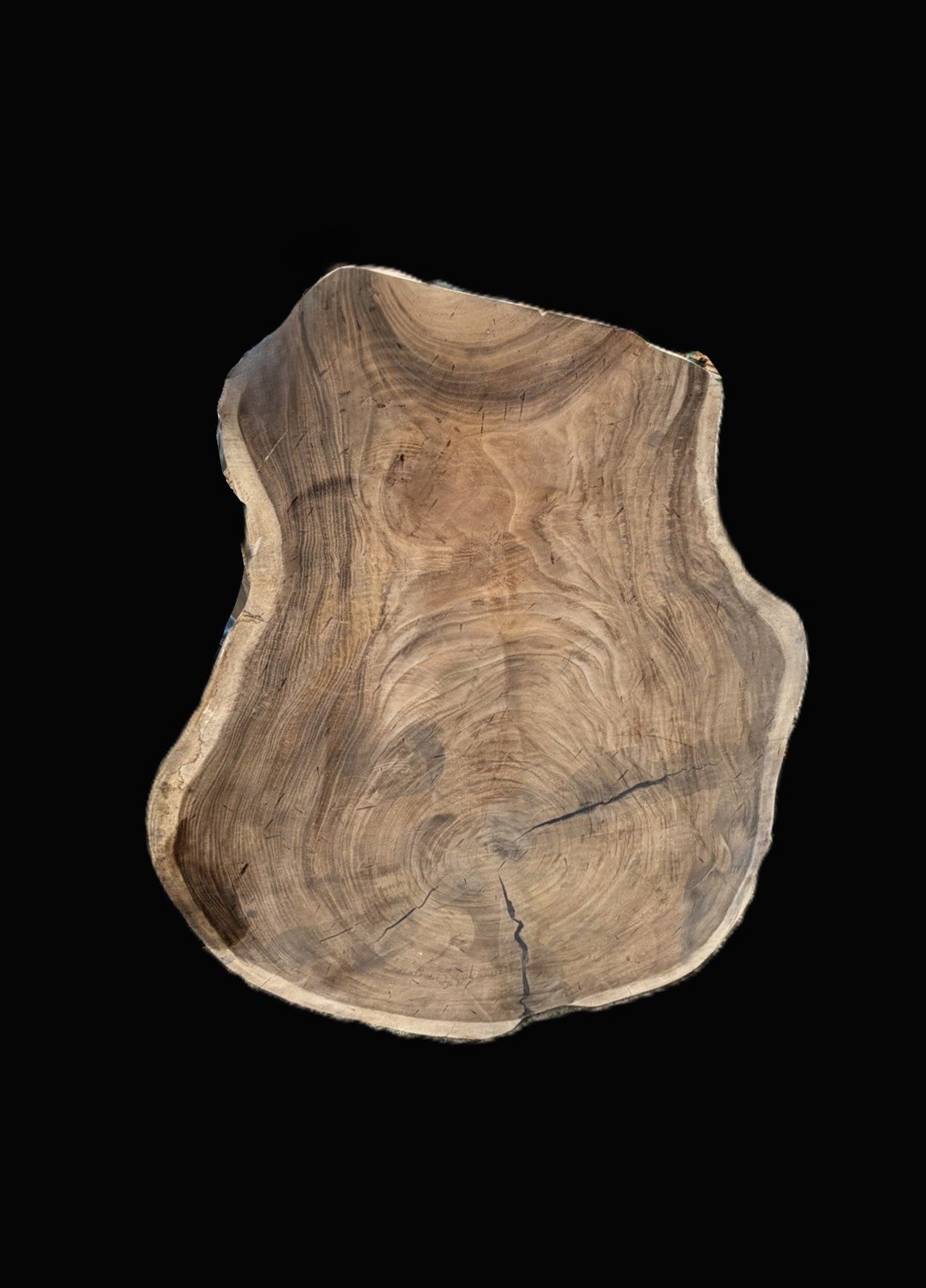 Parota Live Edge Slab - G1066GNC - 49” L x 33” W x 3” T - 34 BF