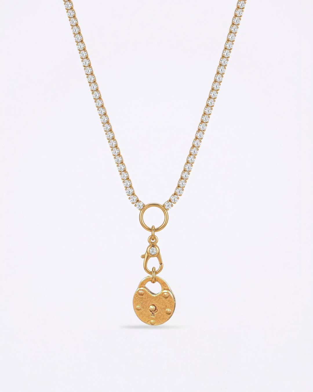 Timeless Lock Pendant Necklace