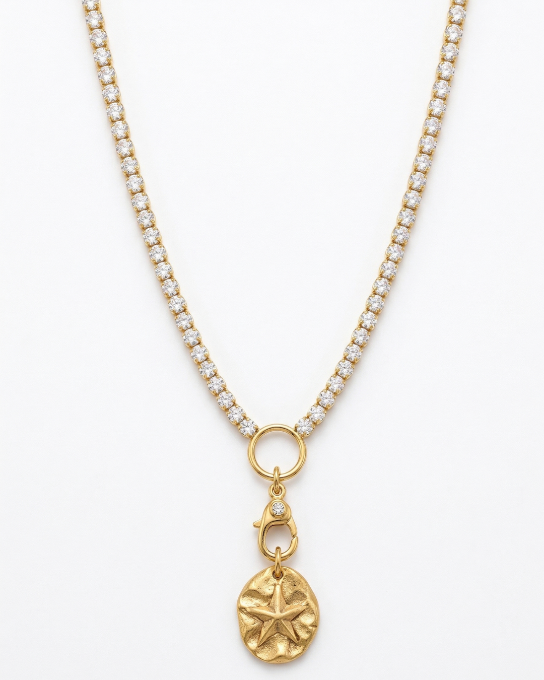 Radiant Gold Necklace with Star Charm