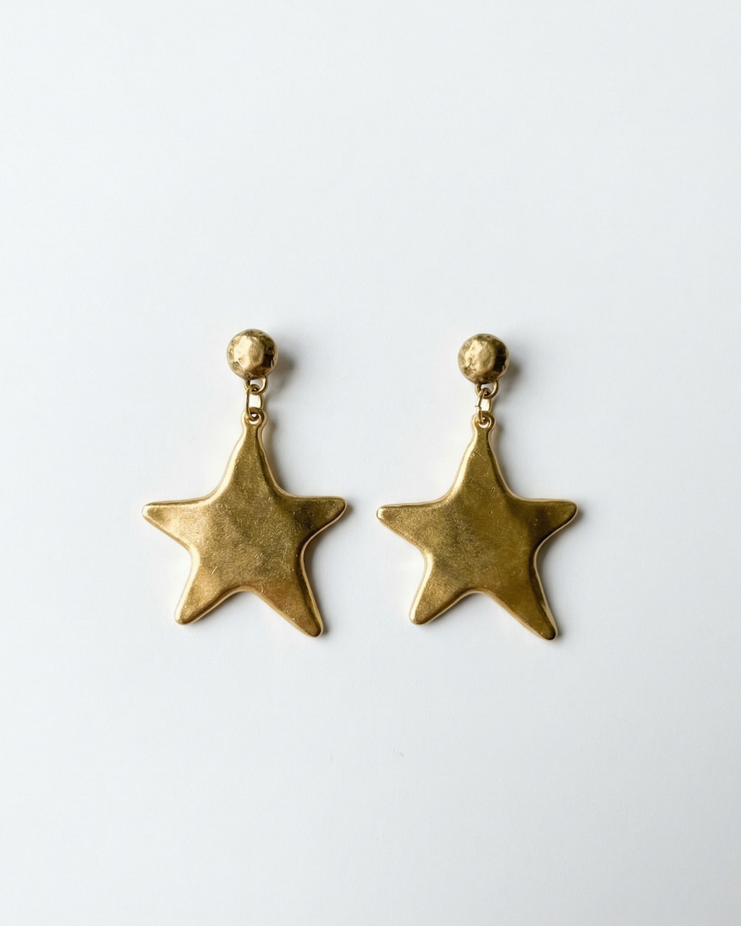Gold Star Earrings