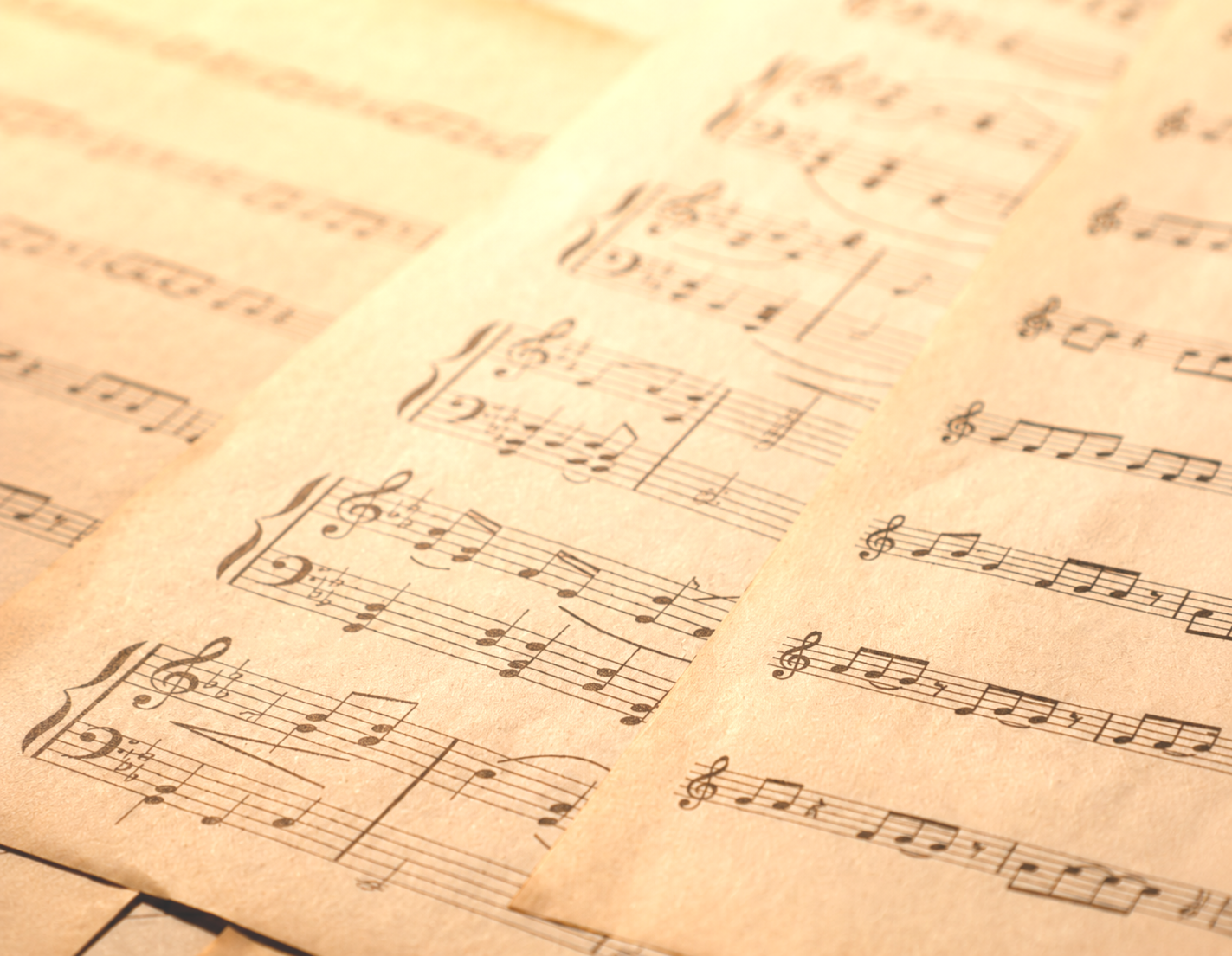 Détail d'une partition de musique classique illustrant un projet Arsis Thesis.