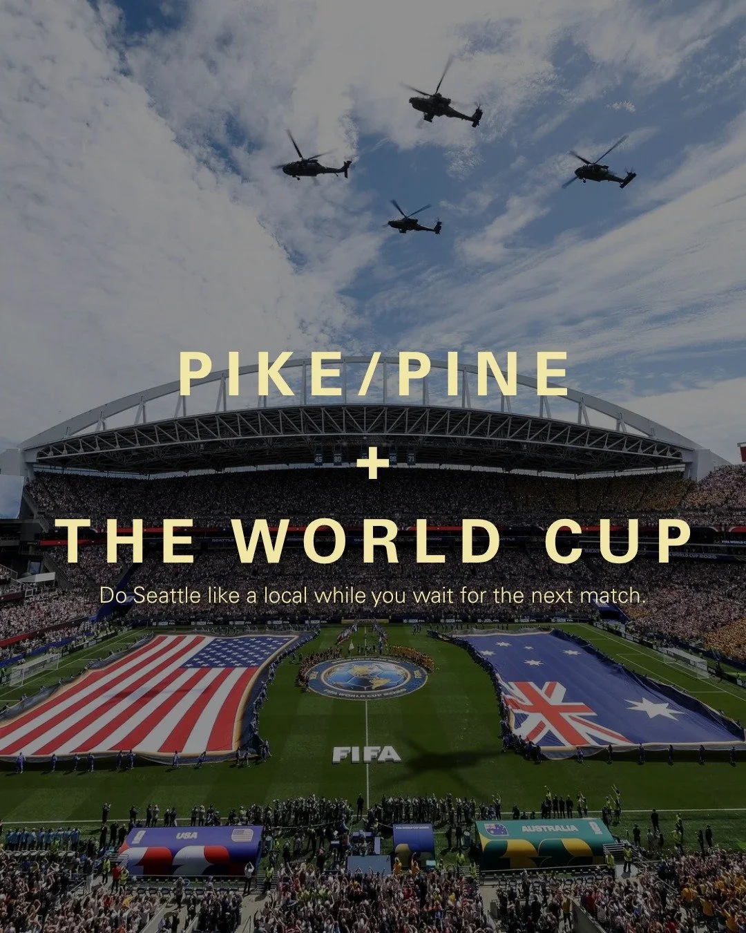 The World Cup brought the whole world to Seattle. Cool. Now you need somewhere to go.

We made a short list.

Swipe through &mdash; for some off the beaten path suggestions because "just walk around Capitol Hill" is advice that sounds good 
