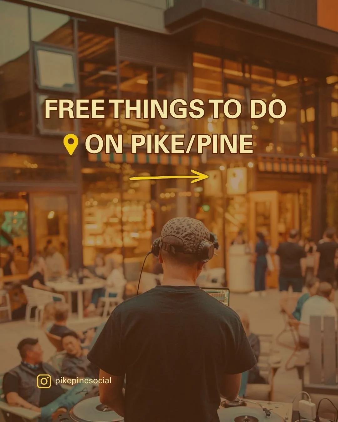 Free Things To Do on Pike/Pine 

What better way to spend a day (or night) on the Hill than soaking up art, music, and community &mdash; no wallet required?

Here's the full lineup:

 🟡 Capitol Hill Art Walk
(Every 2nd Thursday, 5&ndash;8 PM)

🟡  S