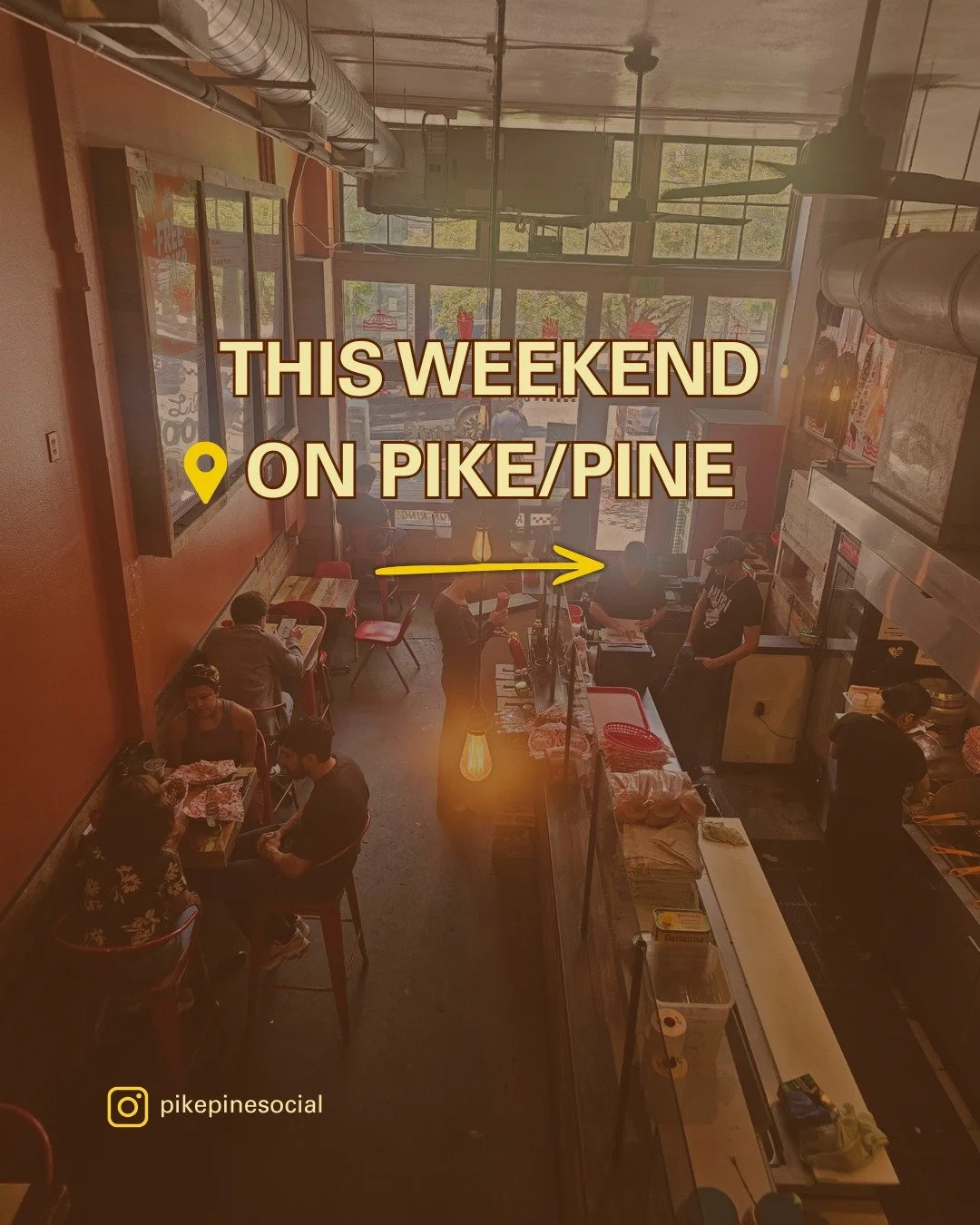 If you can't decide what to do with your weekend, come to Pike/Pine. We have something for everyone! 

@elliottbaybookco 
@neumos_ 
@tailwindcafe 
@goodvibescalanderson 
@lindastavern 
@chophouserow