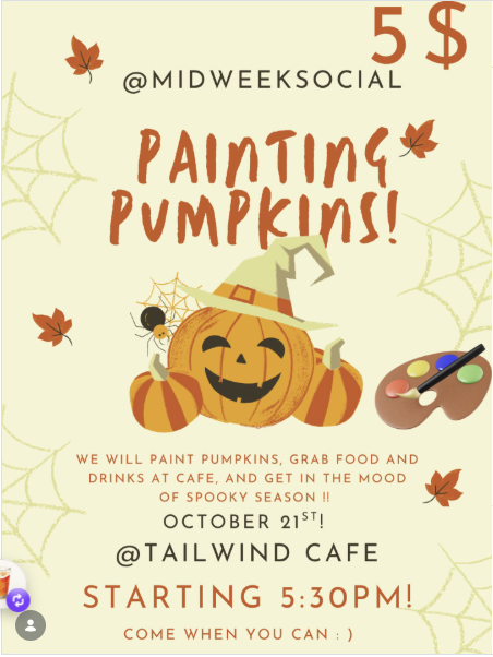 Painting Pumpkins @ Tailwind Cafe