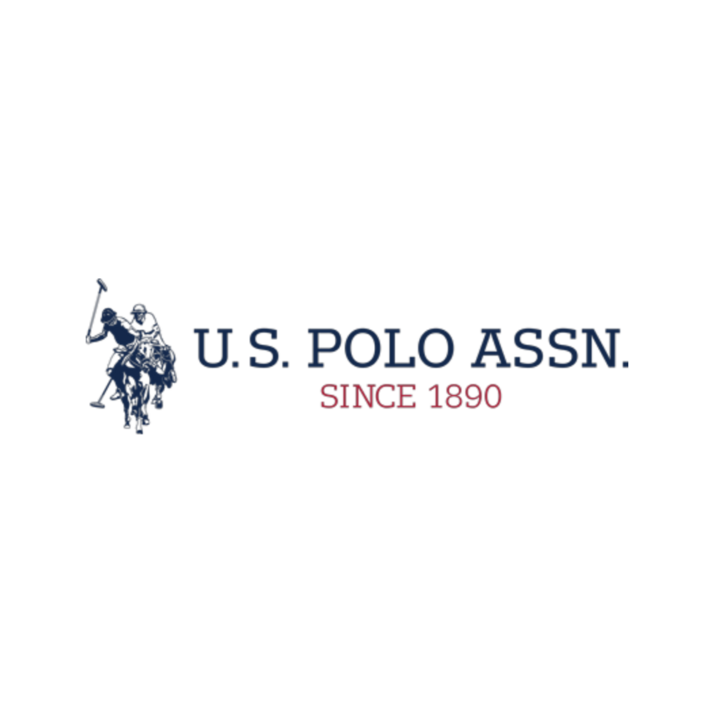 Official U.S. Polo Assn. logo with two polo players and Since 1890 wordmark.