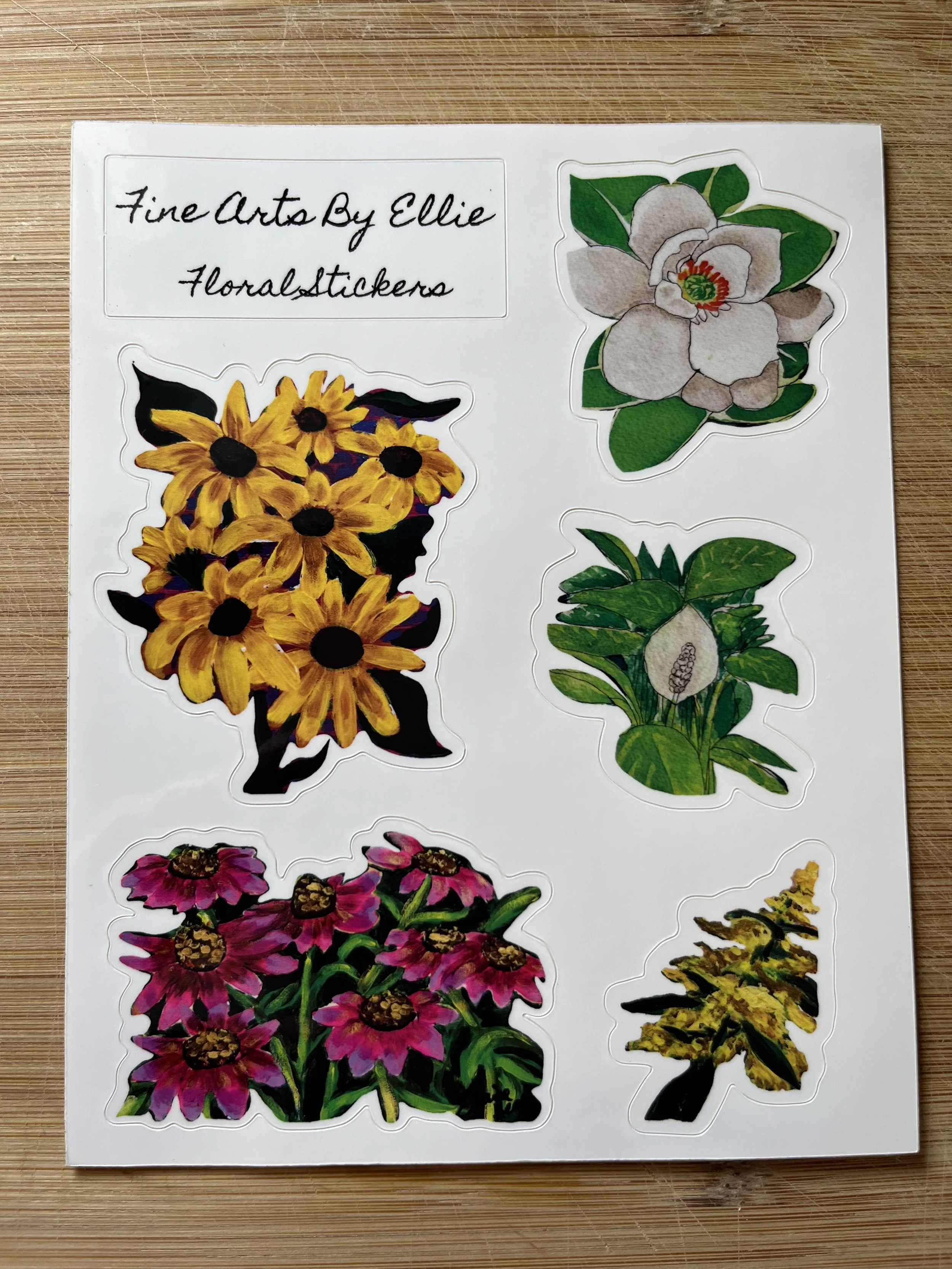 Floral Sticker Sheet