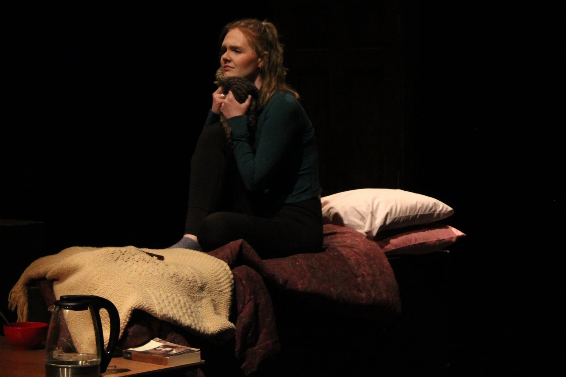 Macy and Rylie: by Ike Smith 
Director: Lenna Magdeline Wren 
Light Design: Katie Kloth 
Sound Design & Stage Manager: Kayla Ellenbecker 
Photo: Jordan Linton