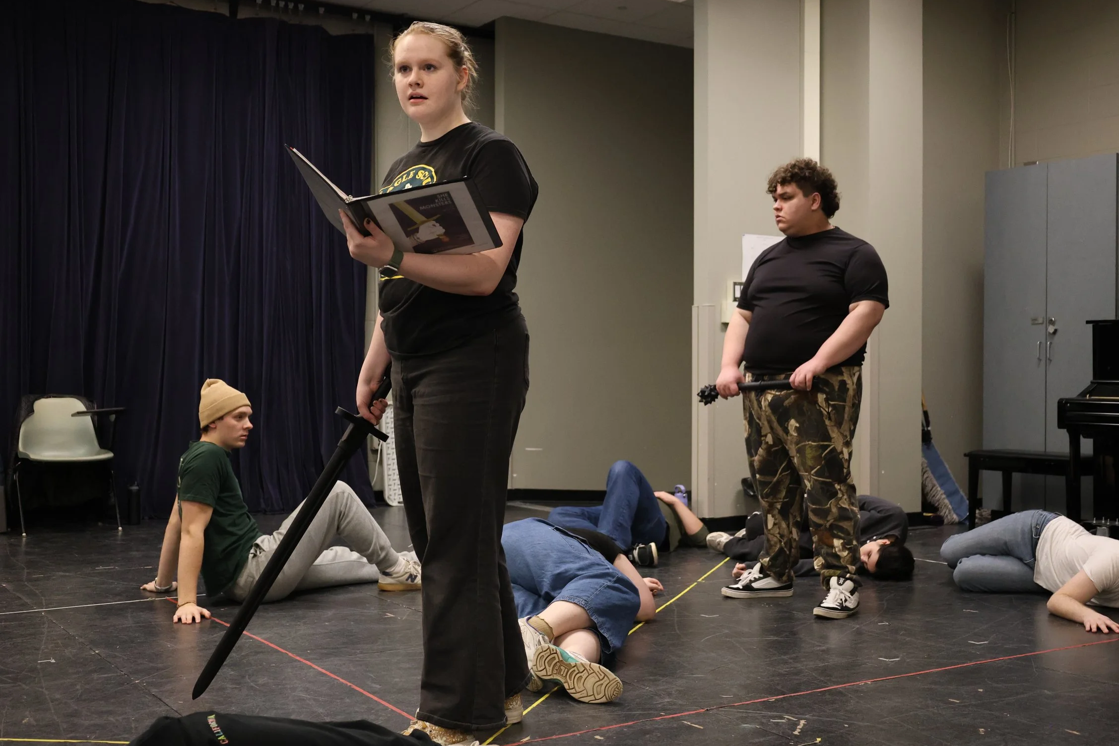 She Kills Monsters 
U/S Anges in Rehearsals  
Director: Greg Pragel 
Photos: Micah Friedman