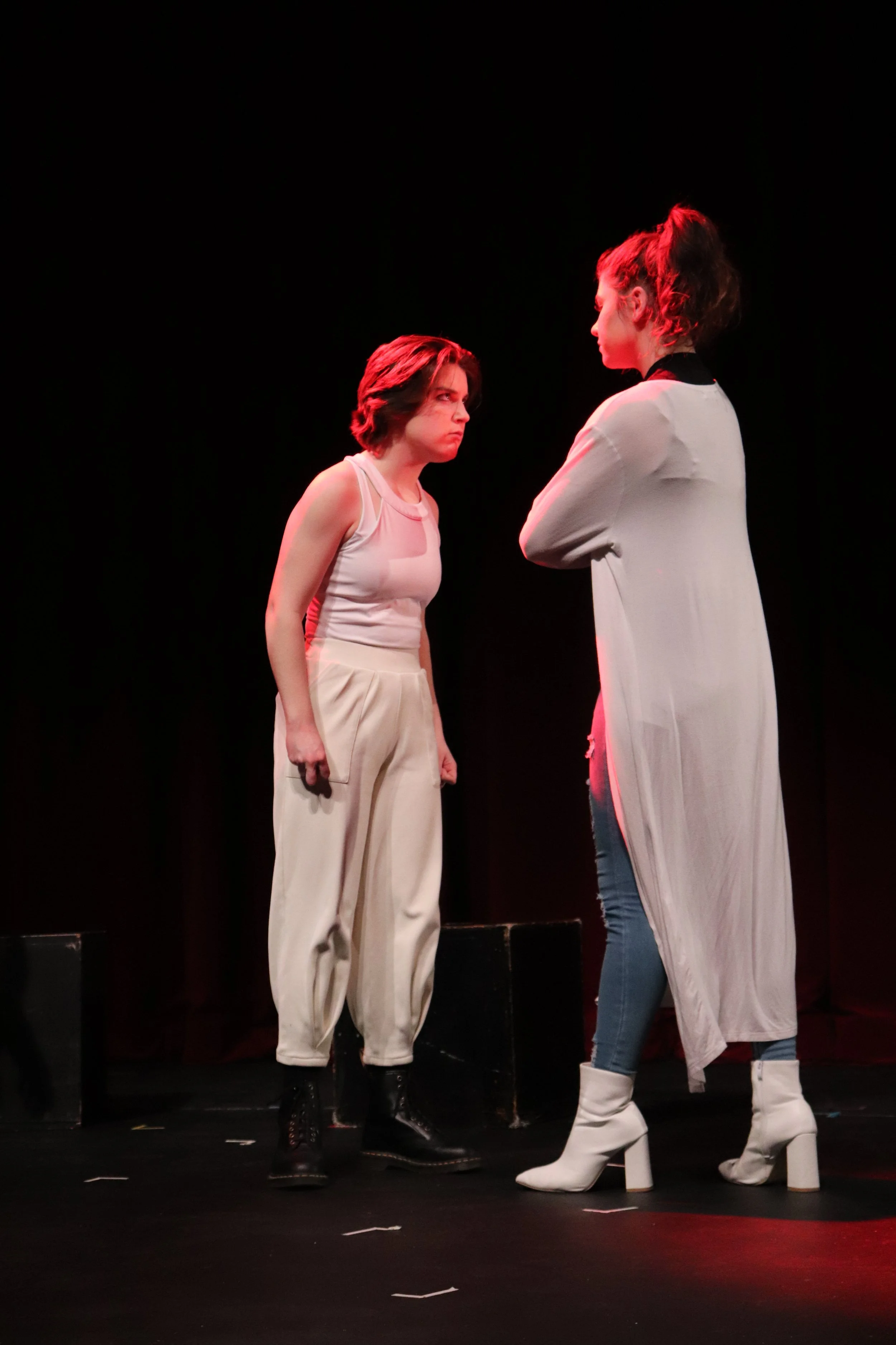 TRAPPED 
Players Artistic Alliance Fringe Festival 
Director: Garret Kal   
Lighting: Trevor Klarer 
PC: Ione Berken