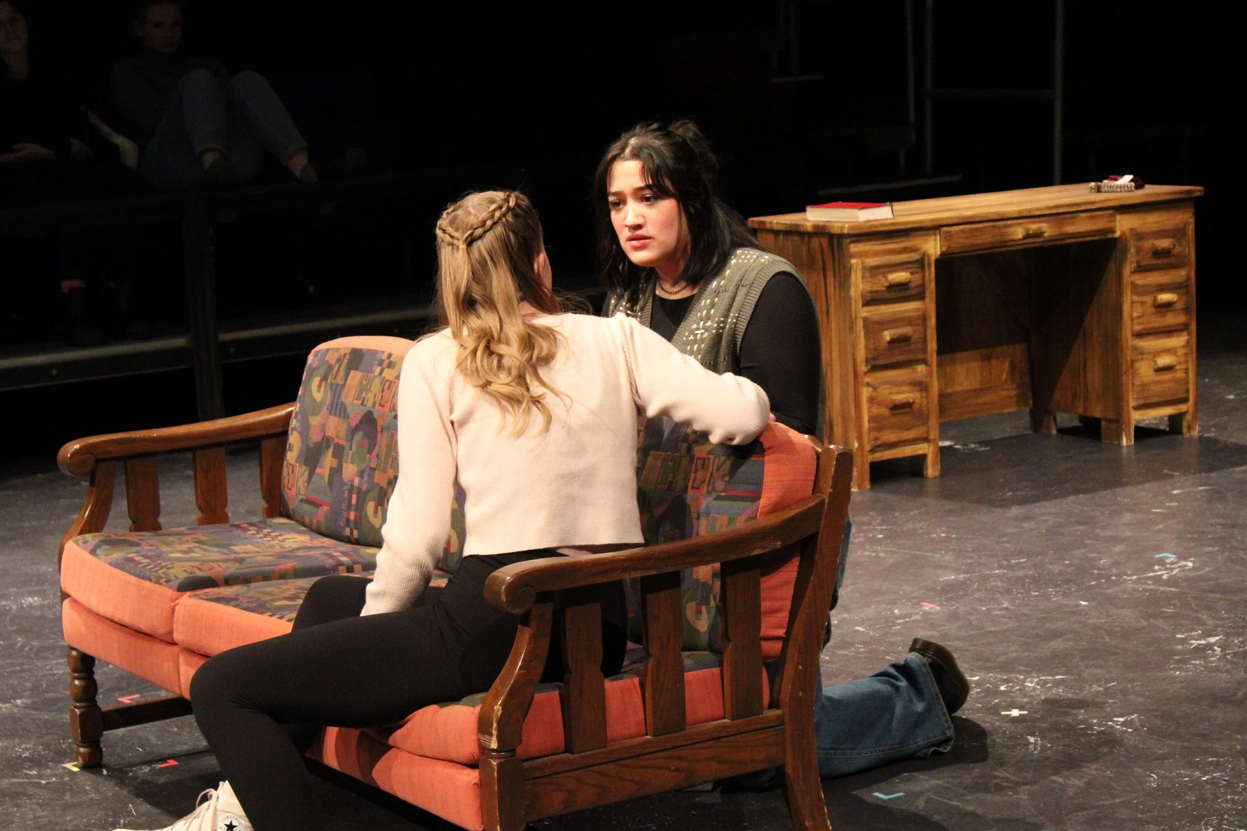 CHOOSE 
Director: Emily Molloy 
Light Designer: Katie Kloth 
Sound Designer: Kayla Ellenbecker 
Photo Credit: Jordan Linton