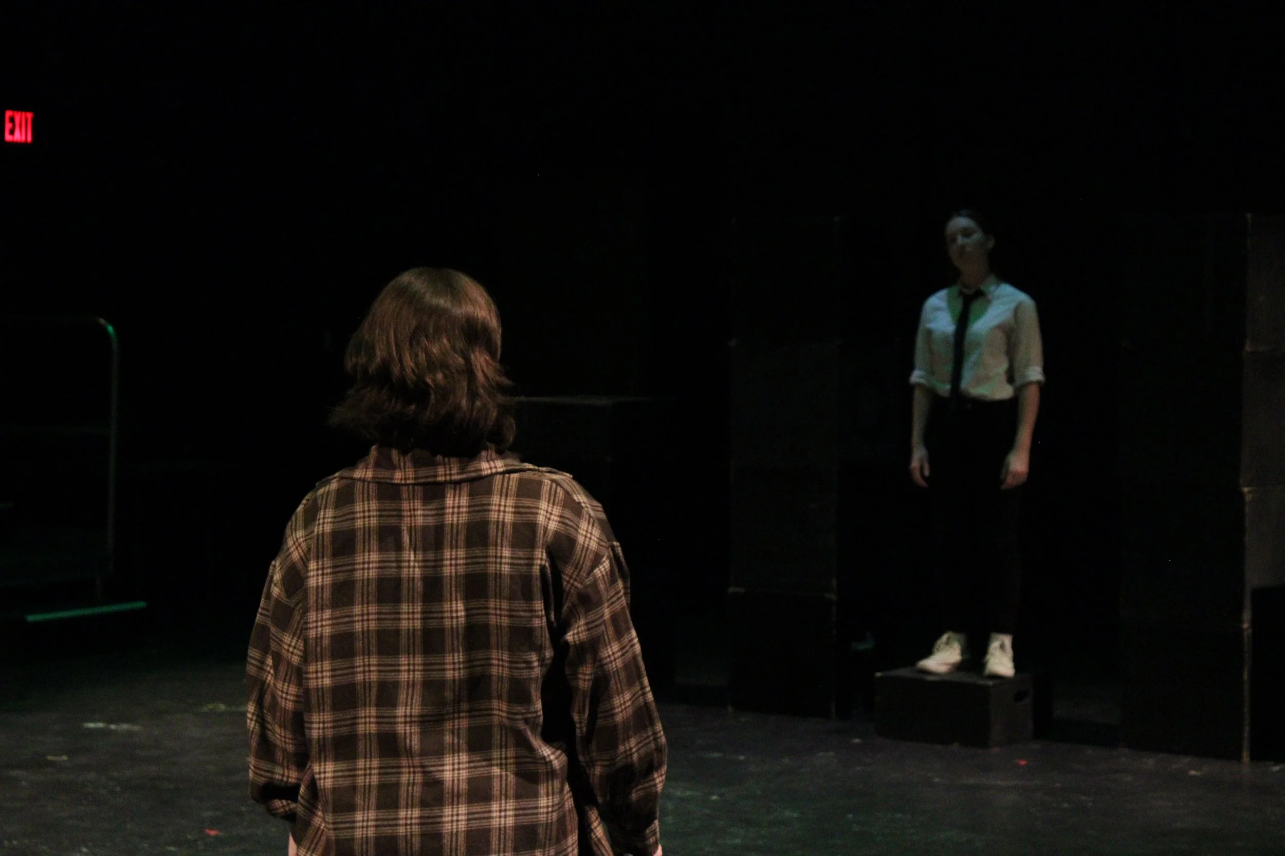 jude has been walking: by Iz Walsh 
Director: Vanessa Guillen 
Light Design: Katie Kloth 
Sound Design & Stage Manager: Kayla Ellenbecker 
Photo: Jordan Linton
