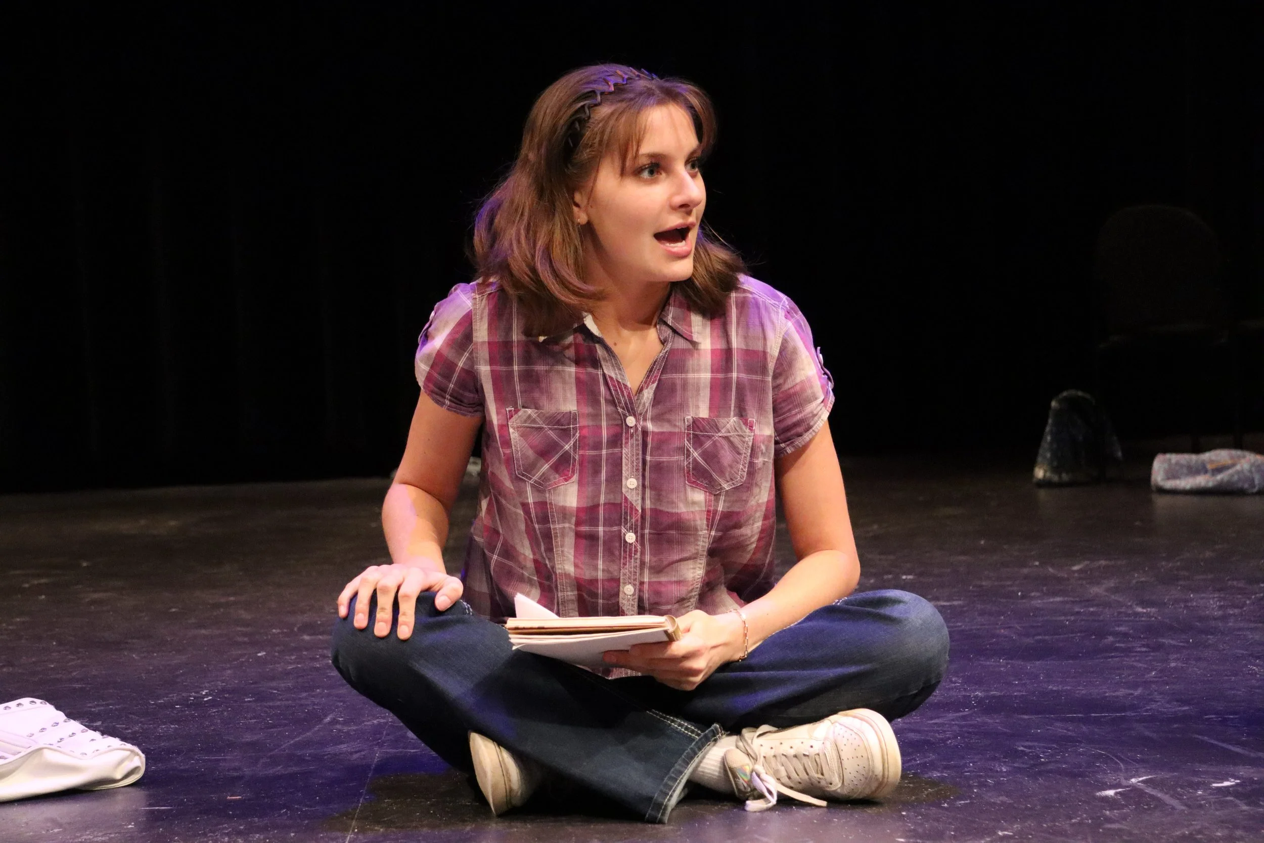 Horse Girls: by Jenny Rachel Weiner 
Director: Lenna Magdeline Wren 
Light Design & Stage Manager: Katie Kloth 
Sound Design: Lenna Magdeline Wren 
Fight Director: Sam Calaway 
Photo: Micah Friedman