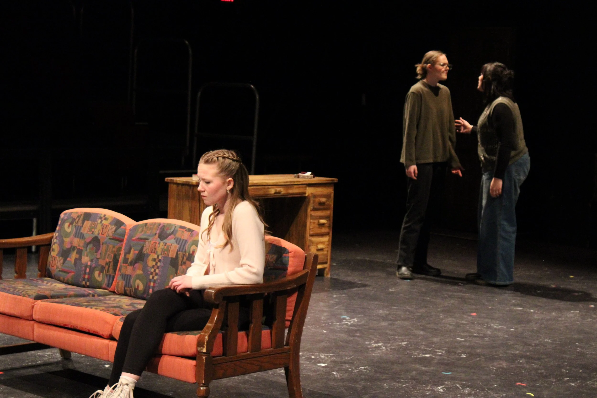 CHOOSE 
Director: Emily Molloy 
Light Designer: Katie Kloth 
Sound Designer: Kayla Ellenbecker 
Photo Credit: Jordan Linton